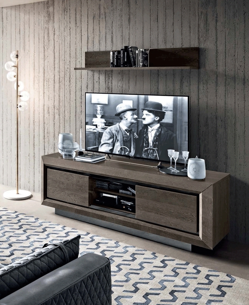 Elite TV Cabinet w/2 Doors & Open Shelf