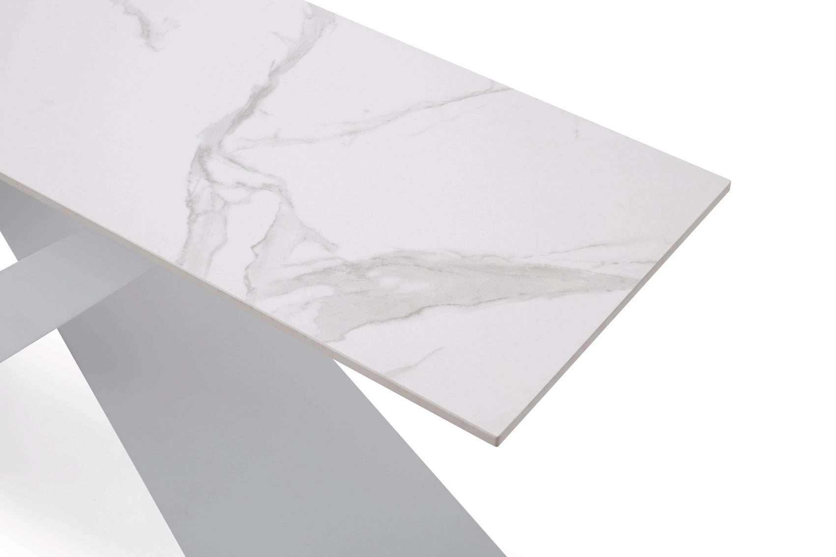 3037 Marble/Metal Rectangular Console Table