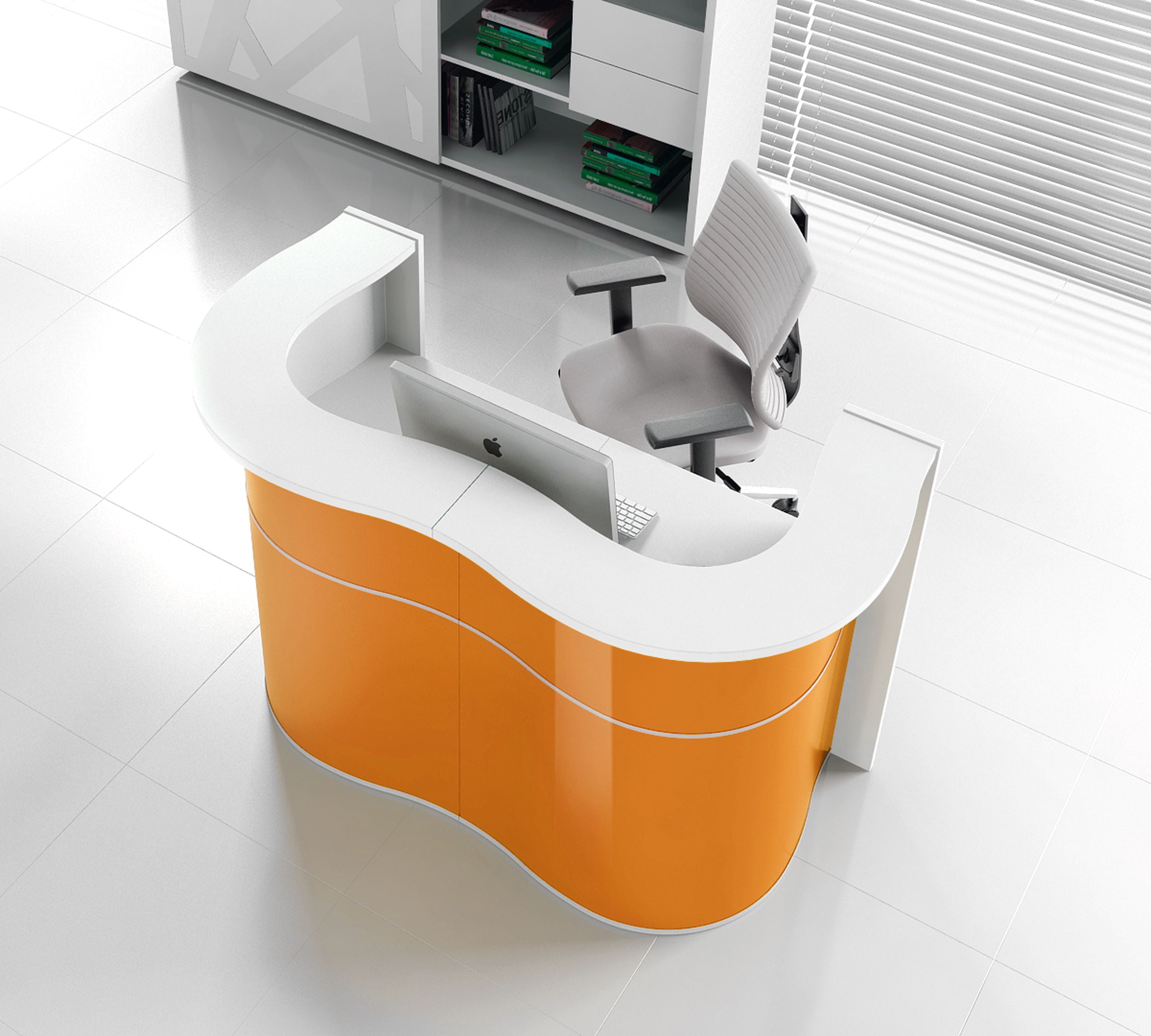 Wave Reception Desk by mdd | Haute Living