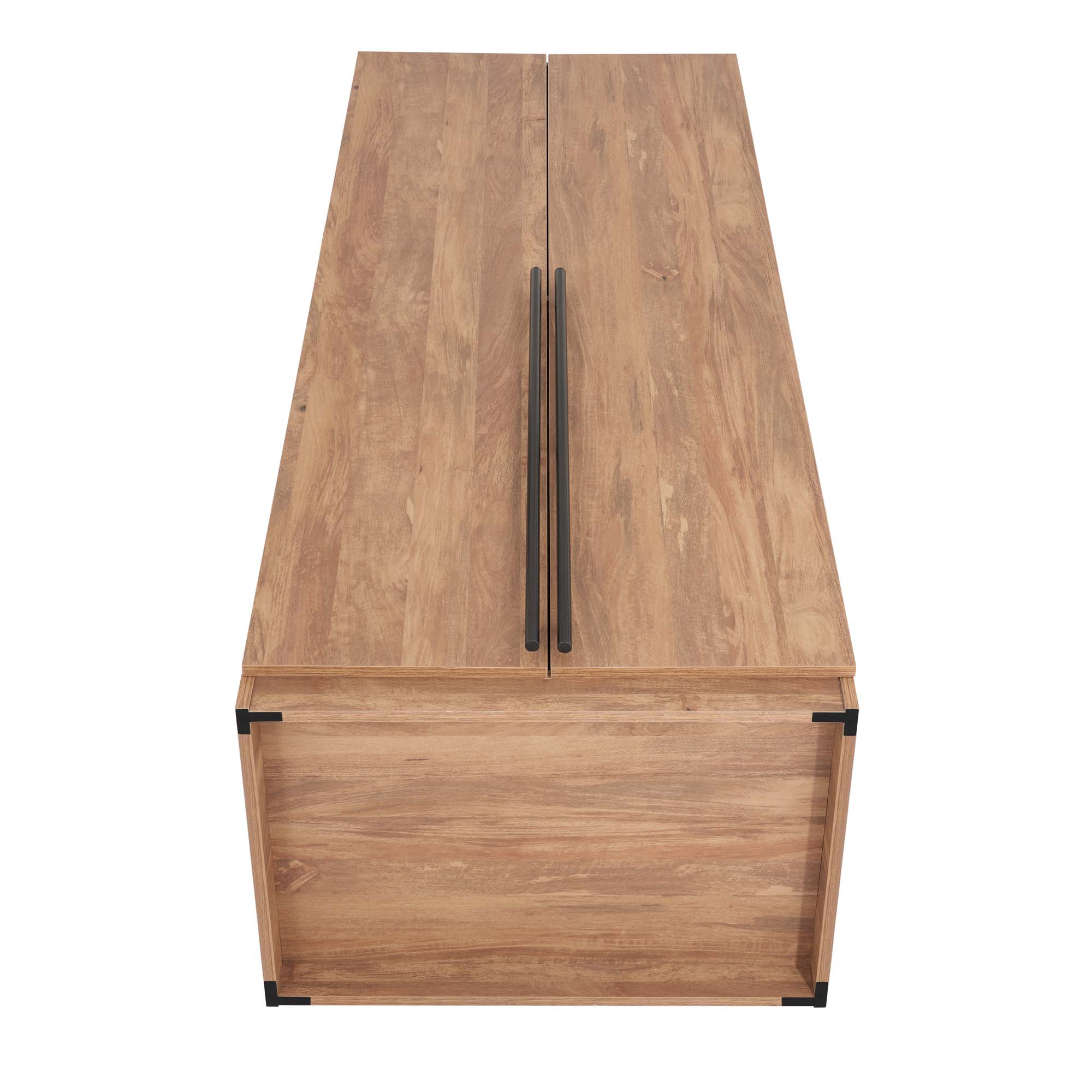 Lee Freestanding Wardrobe Closet 2.0 w/1 Hanging Rod, 1 Shelf & 2 Drawers 
