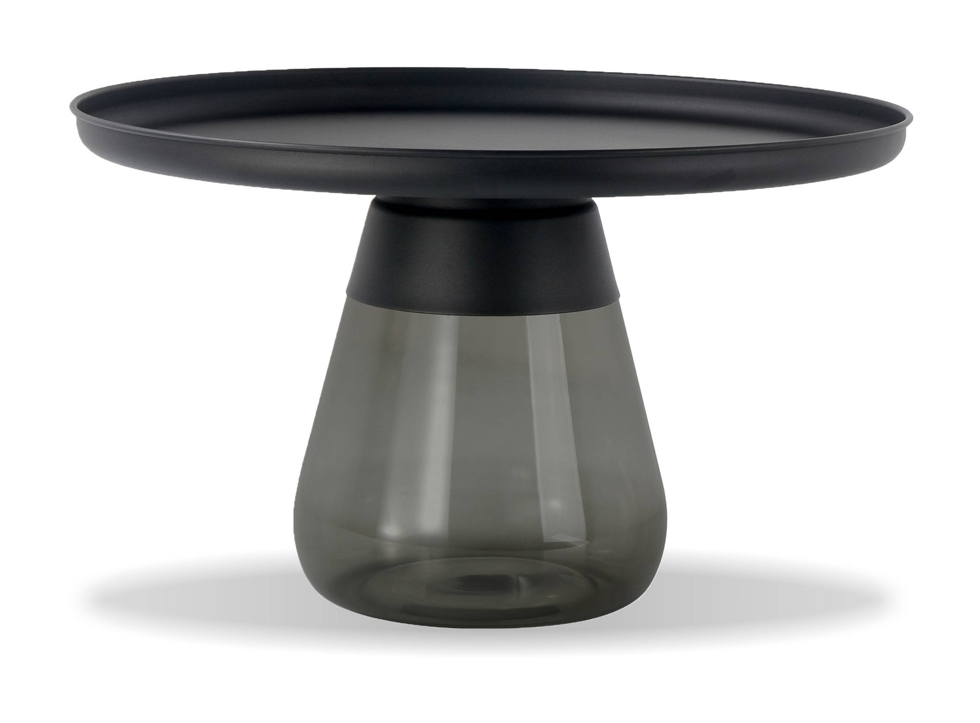 Duverre Round Aluminum/Glass Coffee Table