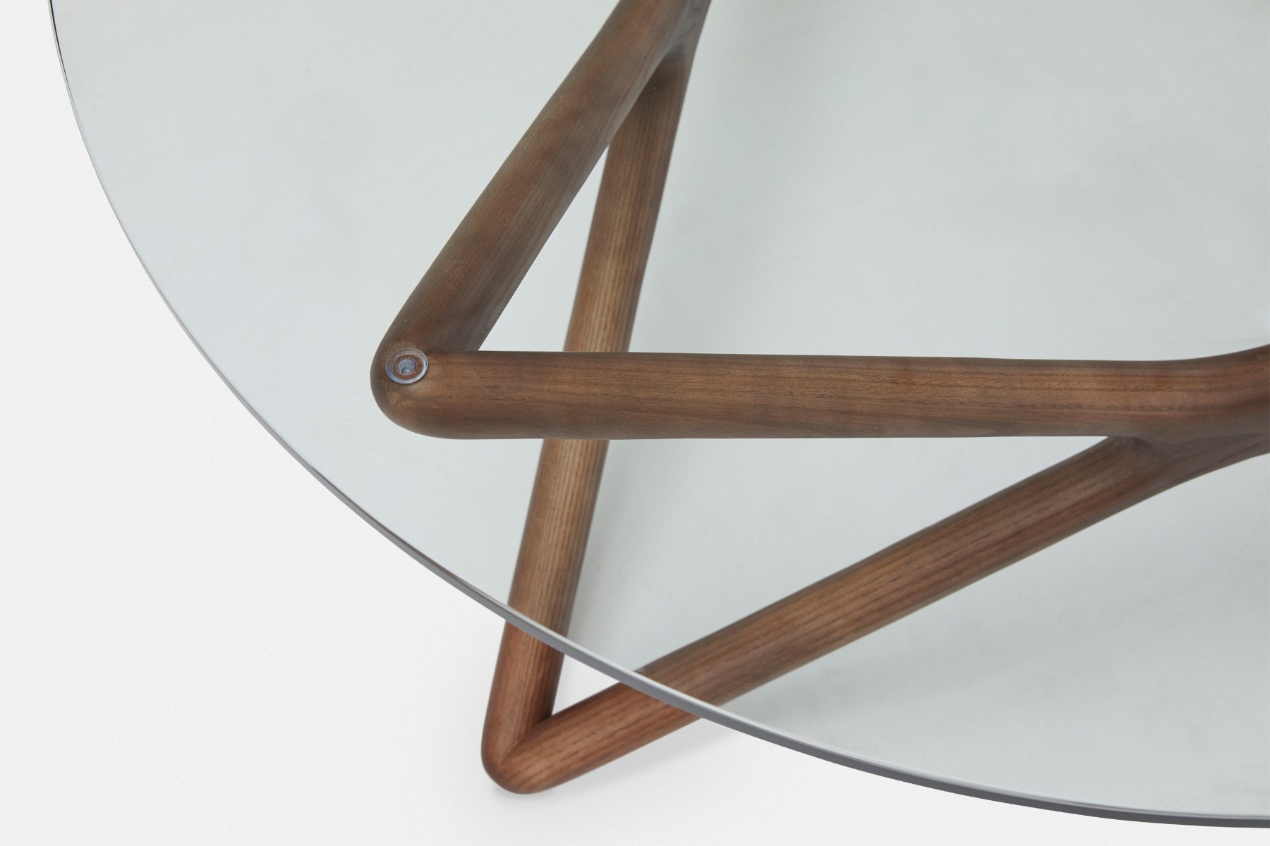 Quasar Clear Glass Top Coffee Table