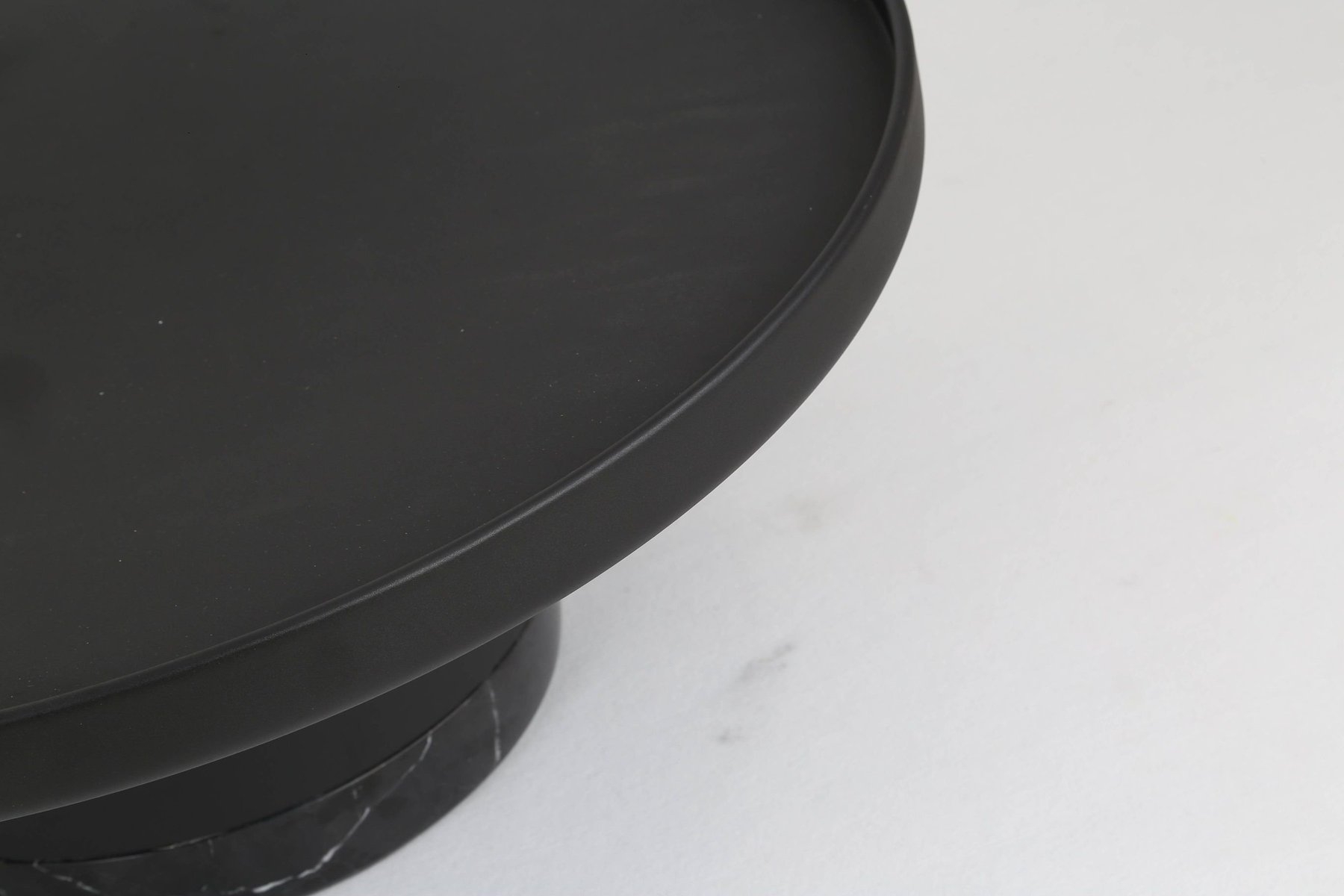 Spacer Round Aluminum/Marble Coffee Table