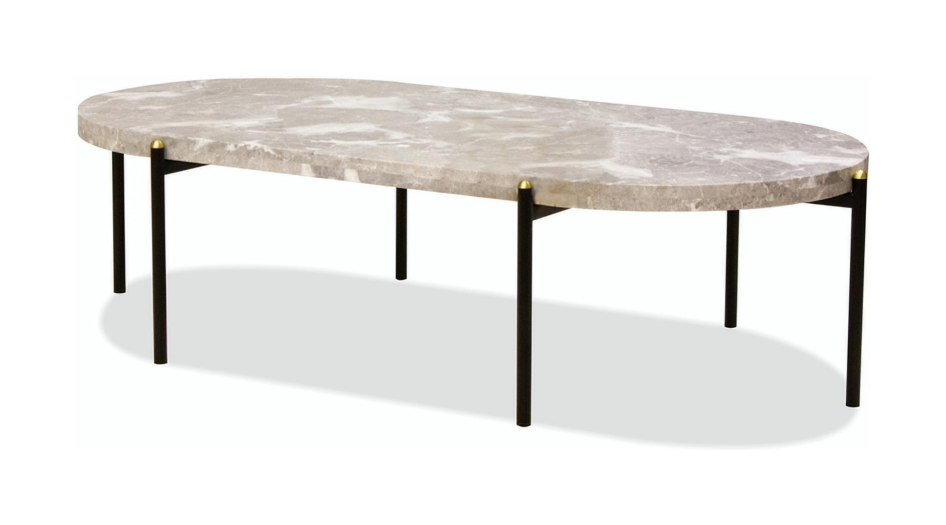 Velodrome Marble Coffee Table w/ Removable Tray