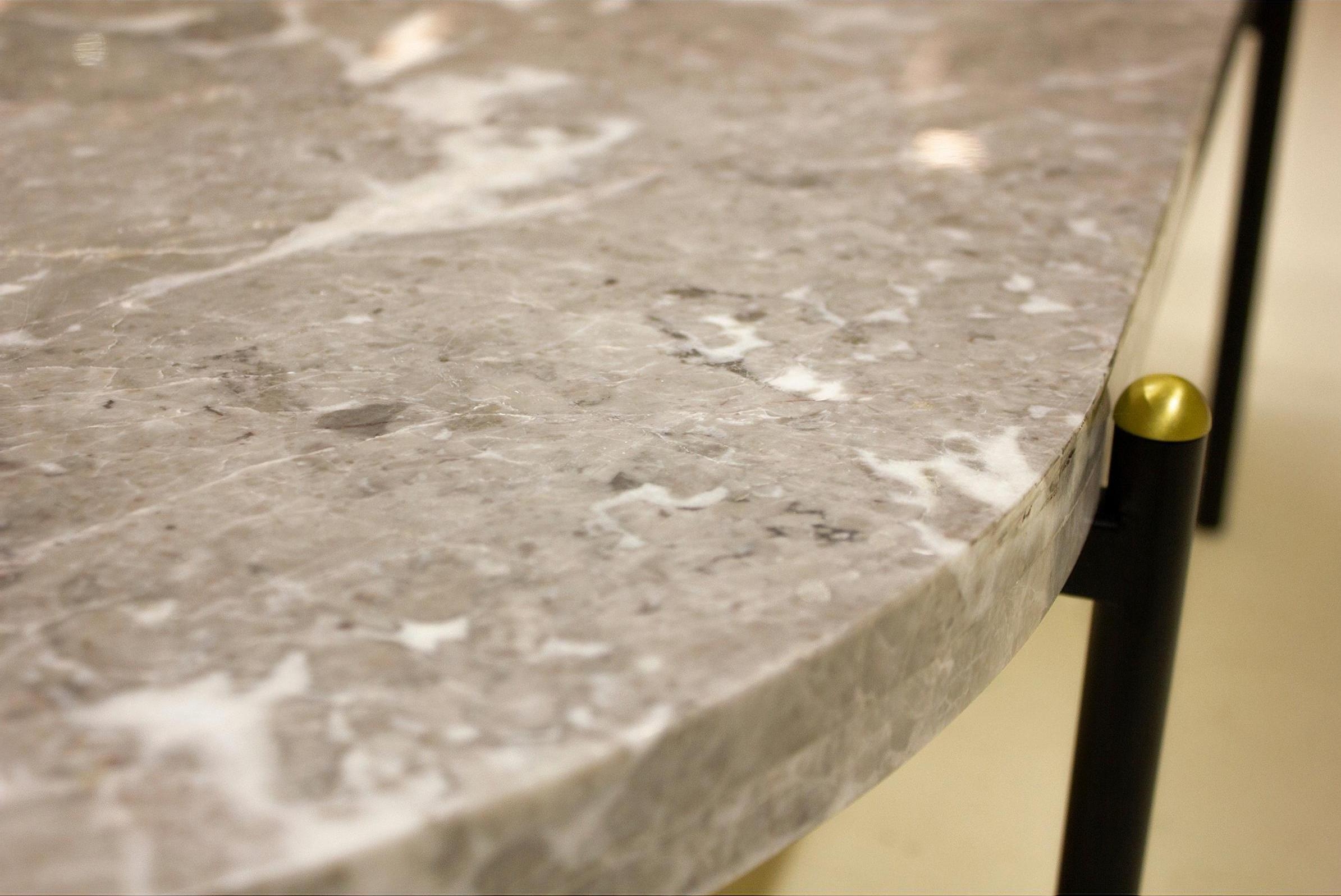 Velodrome Marble Coffee Table w/ Removable Tray