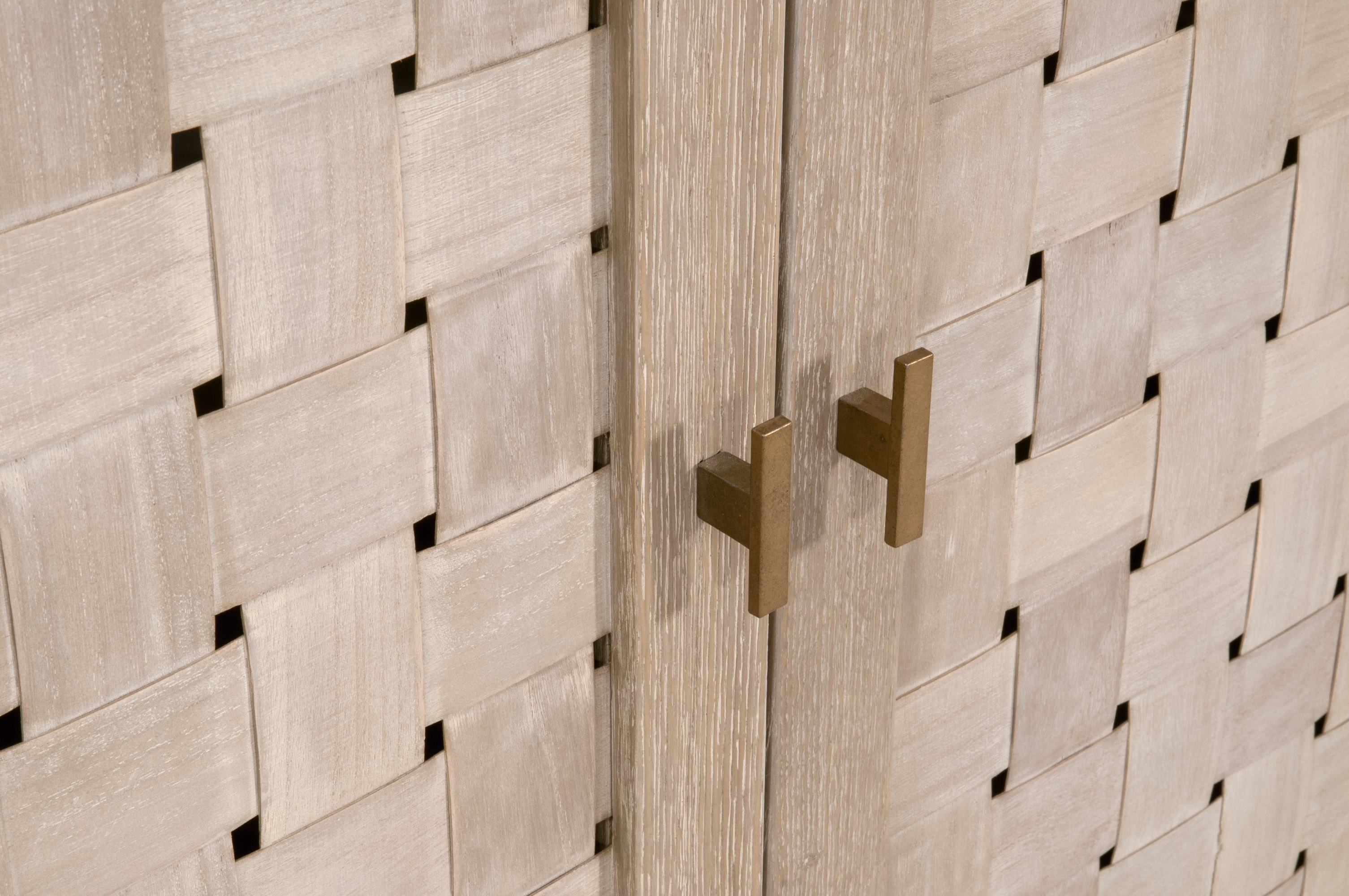 Weave Wood Media Sideboard w/4 Doors