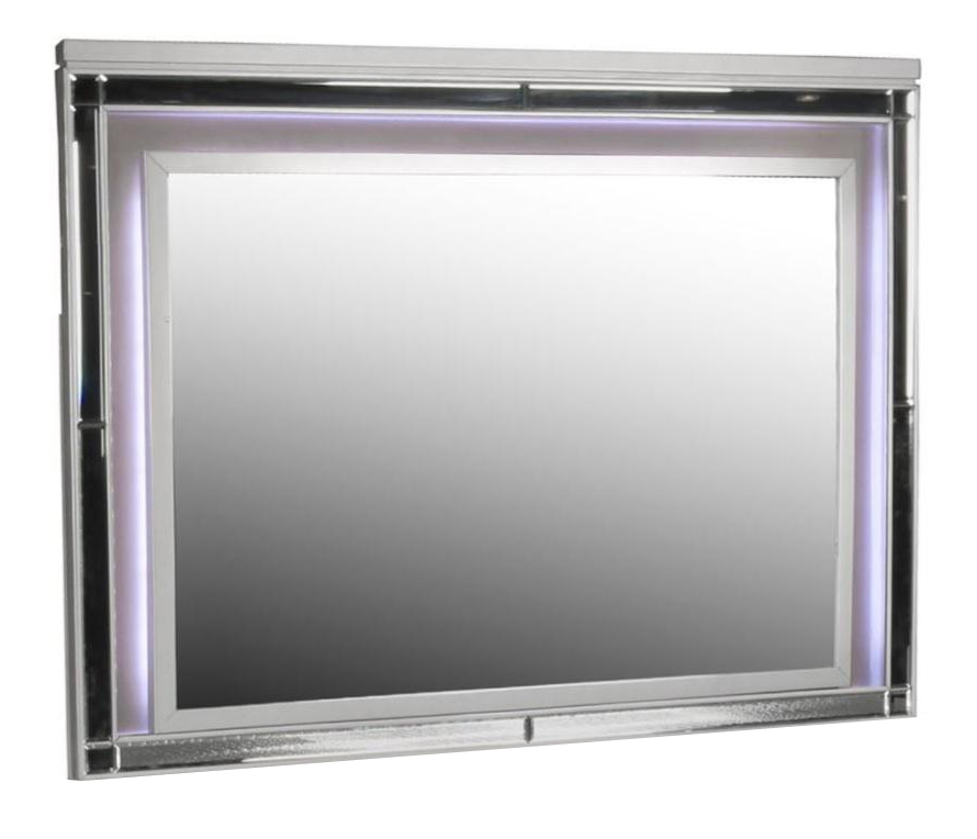 SM Valentino Tufted LED Panel Bedroom Set
