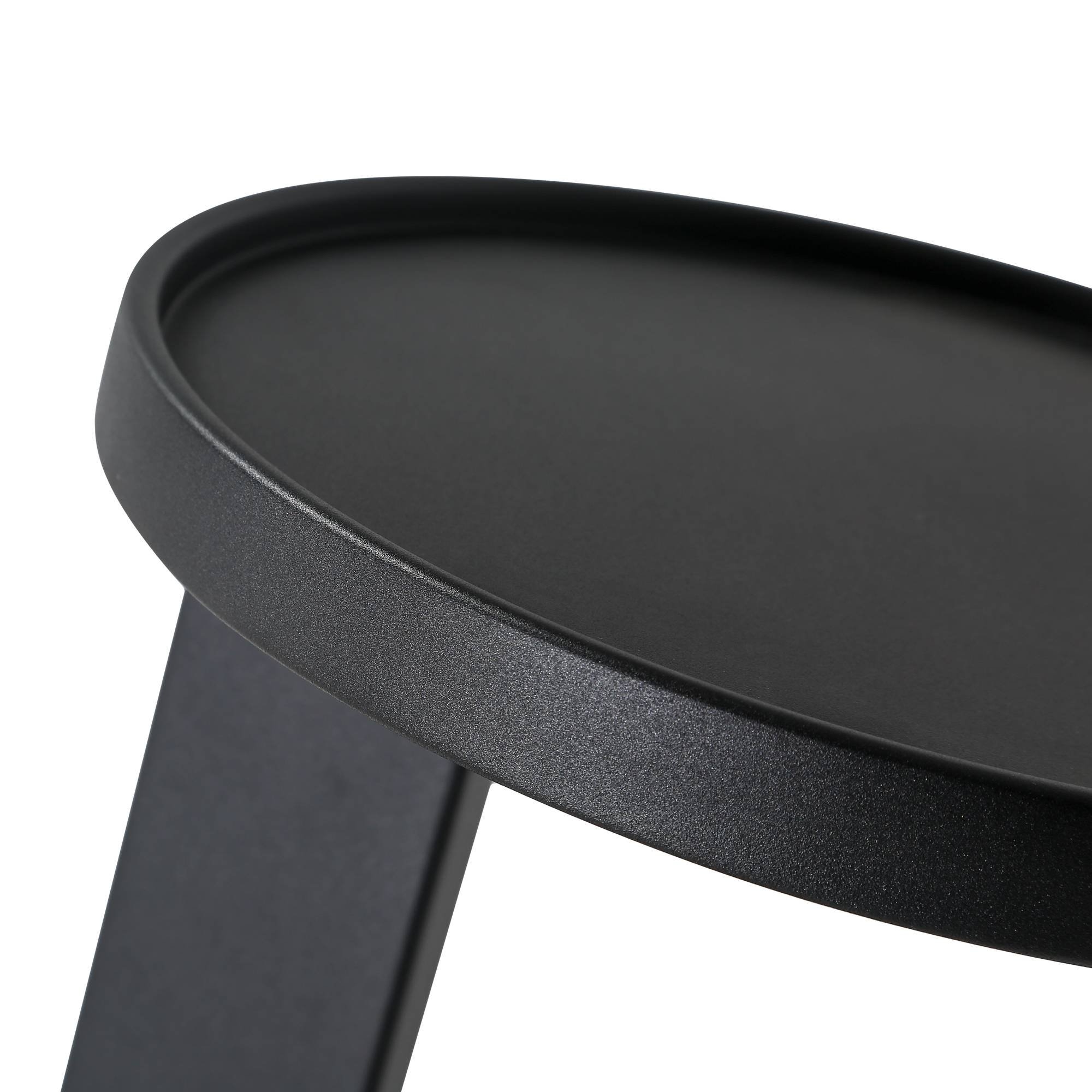 Rookie Round Aluminum End Table