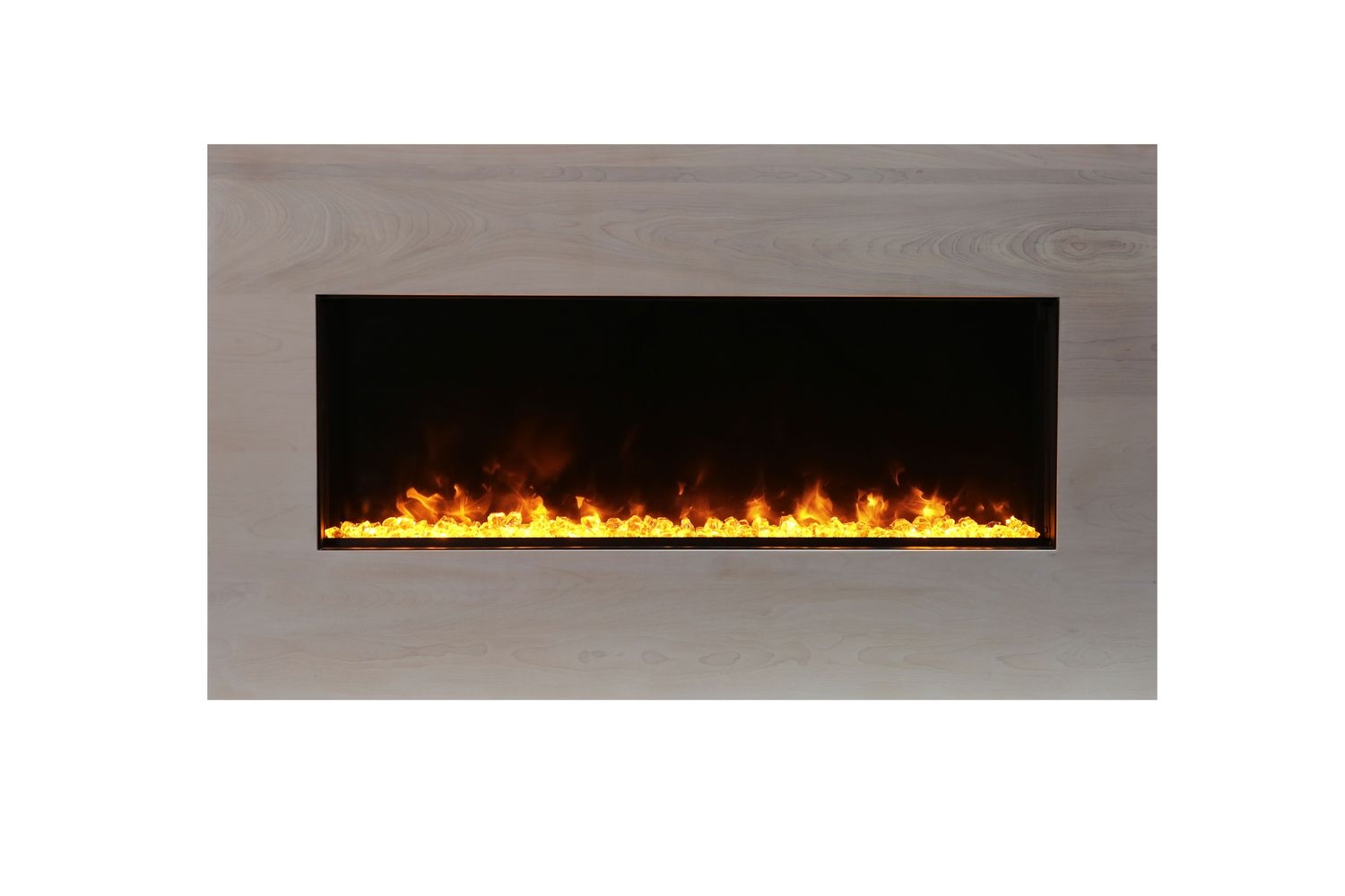 Panorama Extra Slim Glass Electric Fireplace