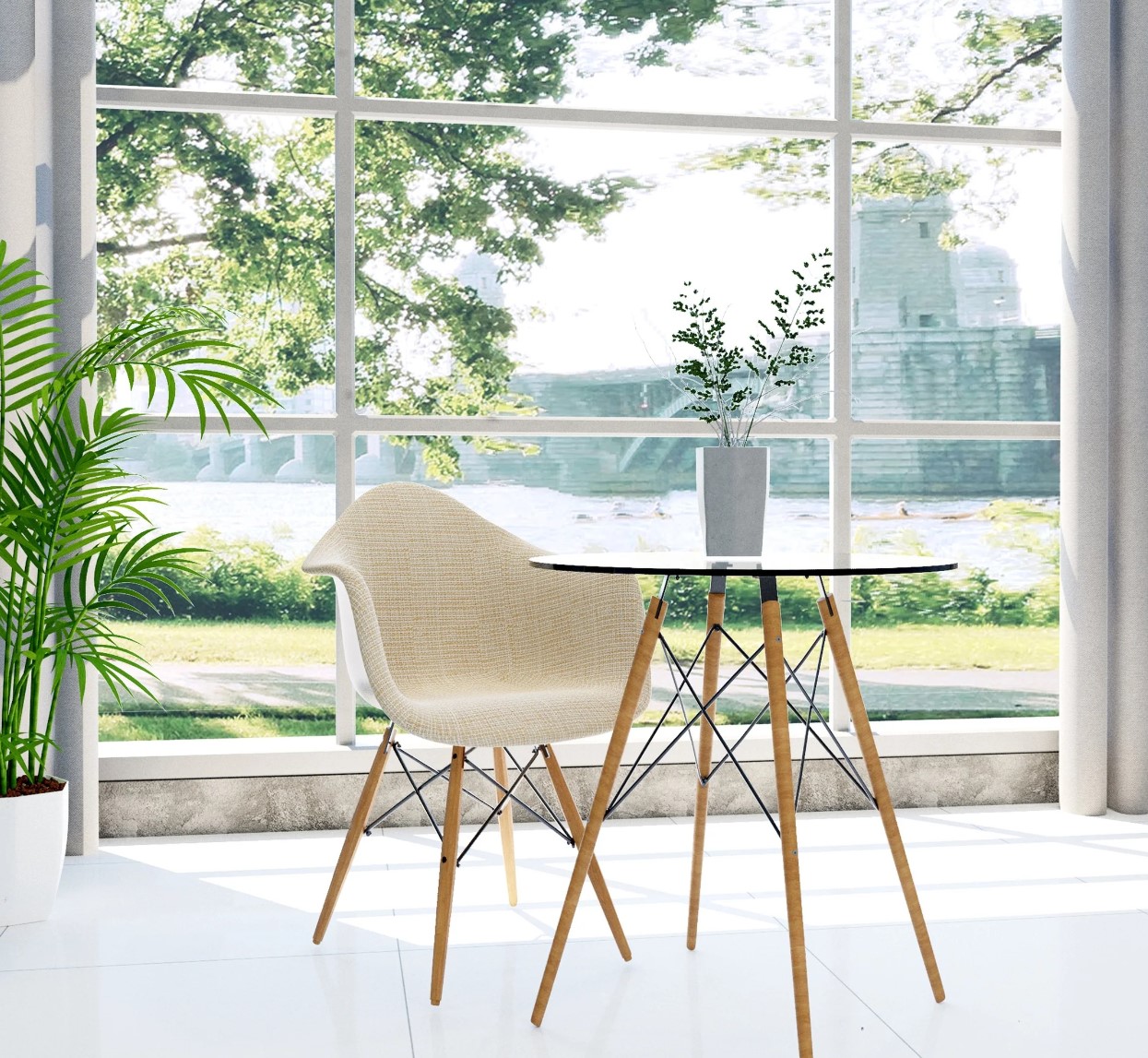 Willow Fabric Dining Chair