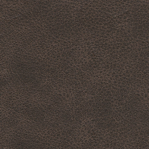 WillowBend Modern Sofa | Umber Faux Leather with Jumbo Stitching