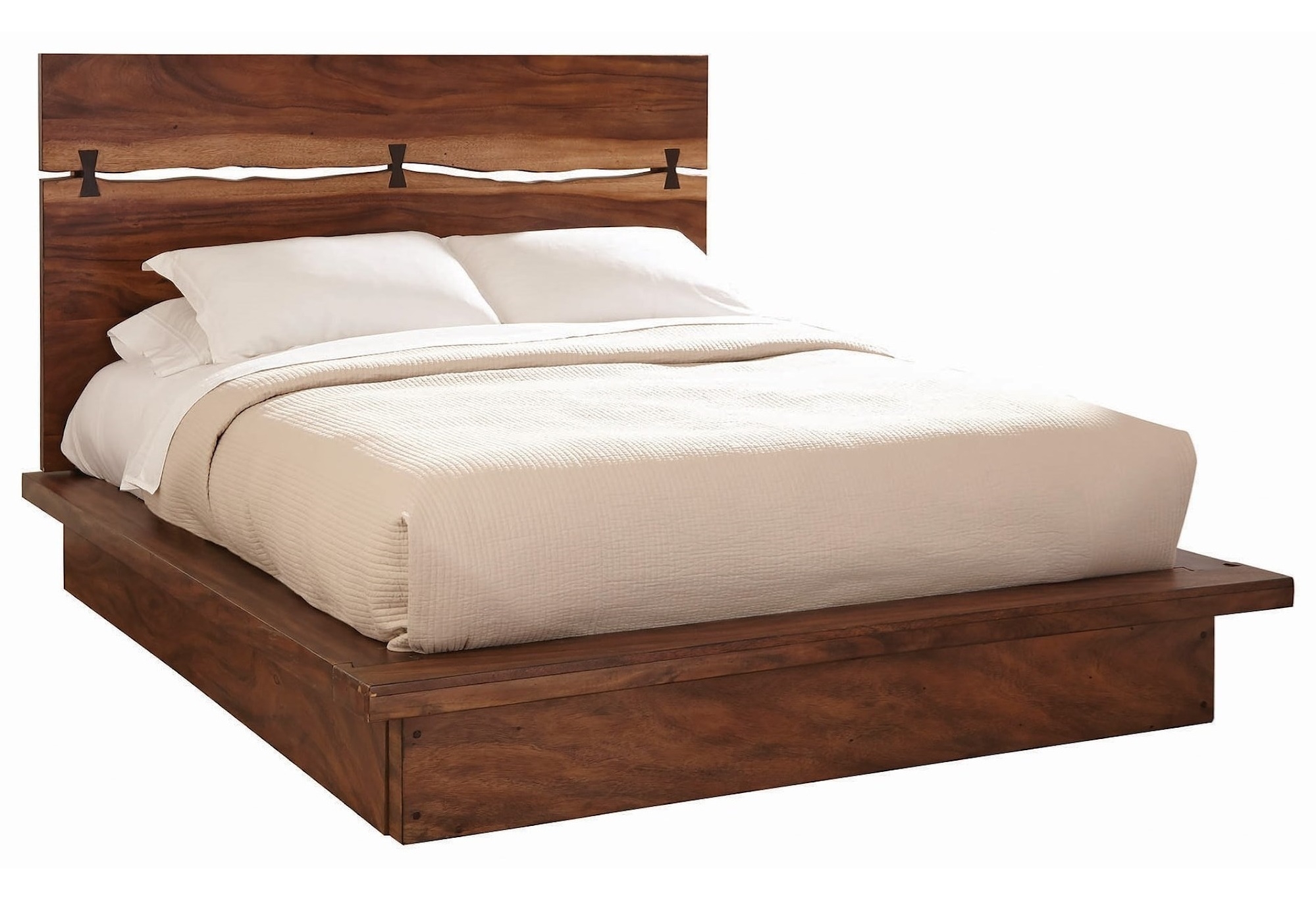 Winslow Wood Platform Bed, Eastern King Size