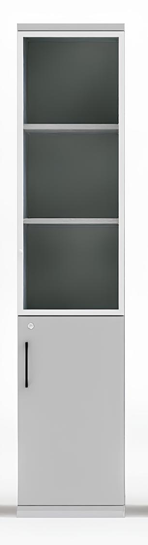 Standard Office Cabinet w/Glass Doors & 5 Shelves