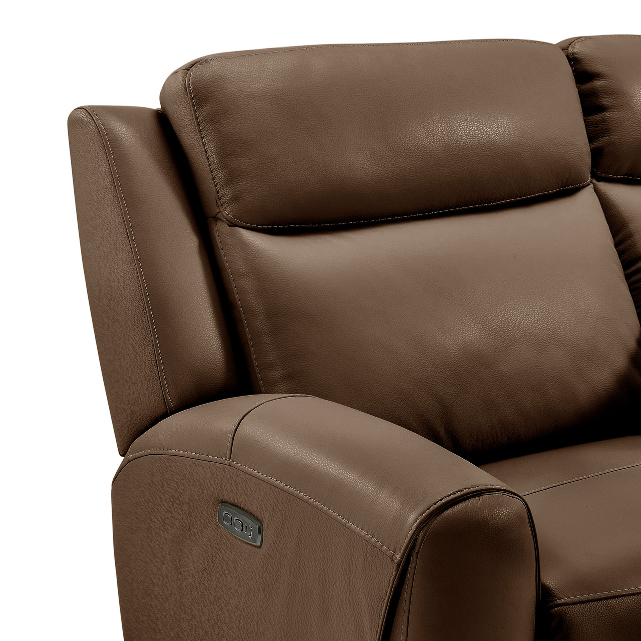 Wonder Leather/PVC Power Reclining Sofa