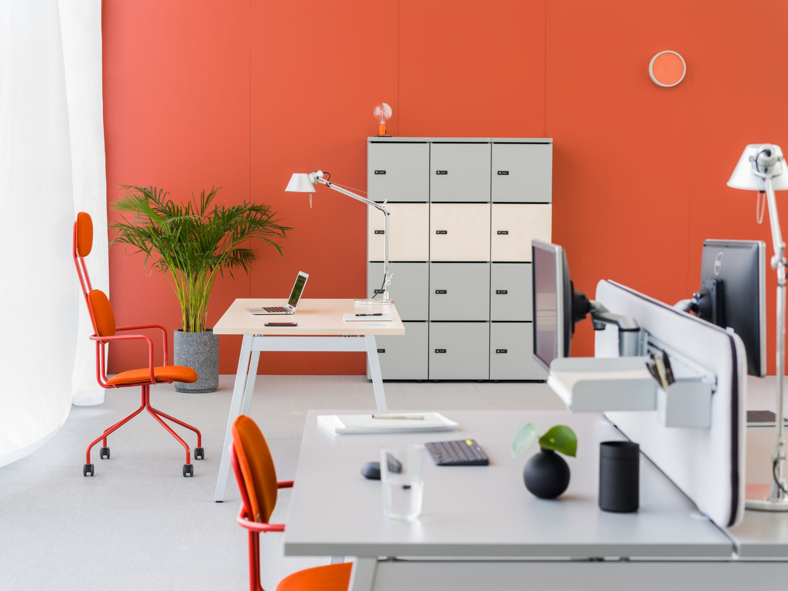 Ogi M Office Single Straight Desk, W47.2" x D27.5"