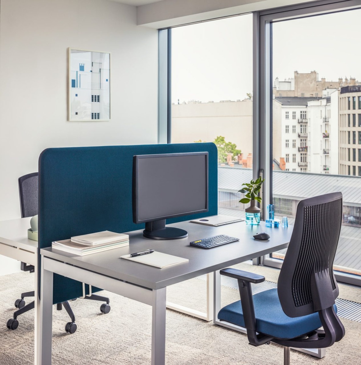 Ogi Q Office Single Straight Desk