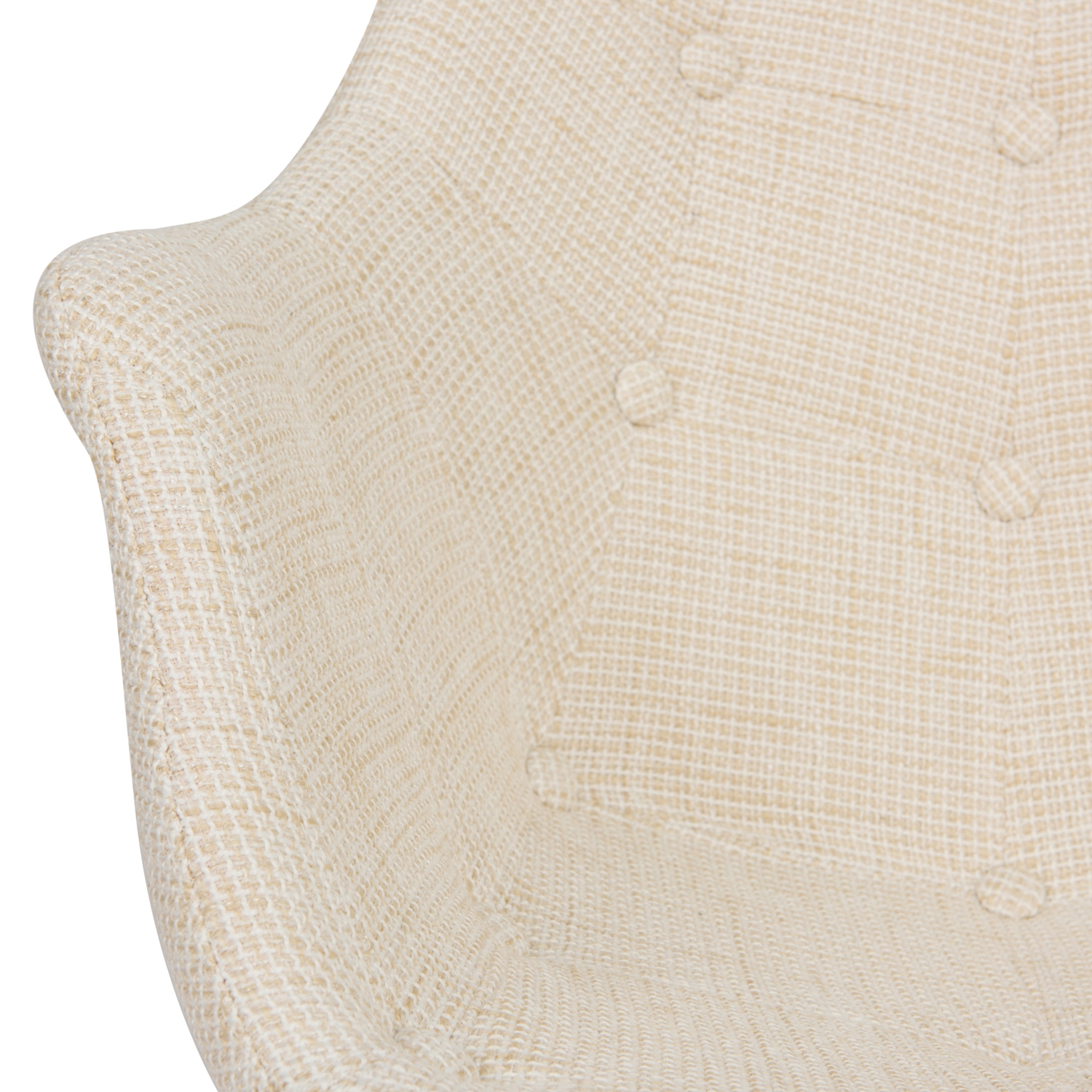 Willow Polyester Fabric Rocking Chair