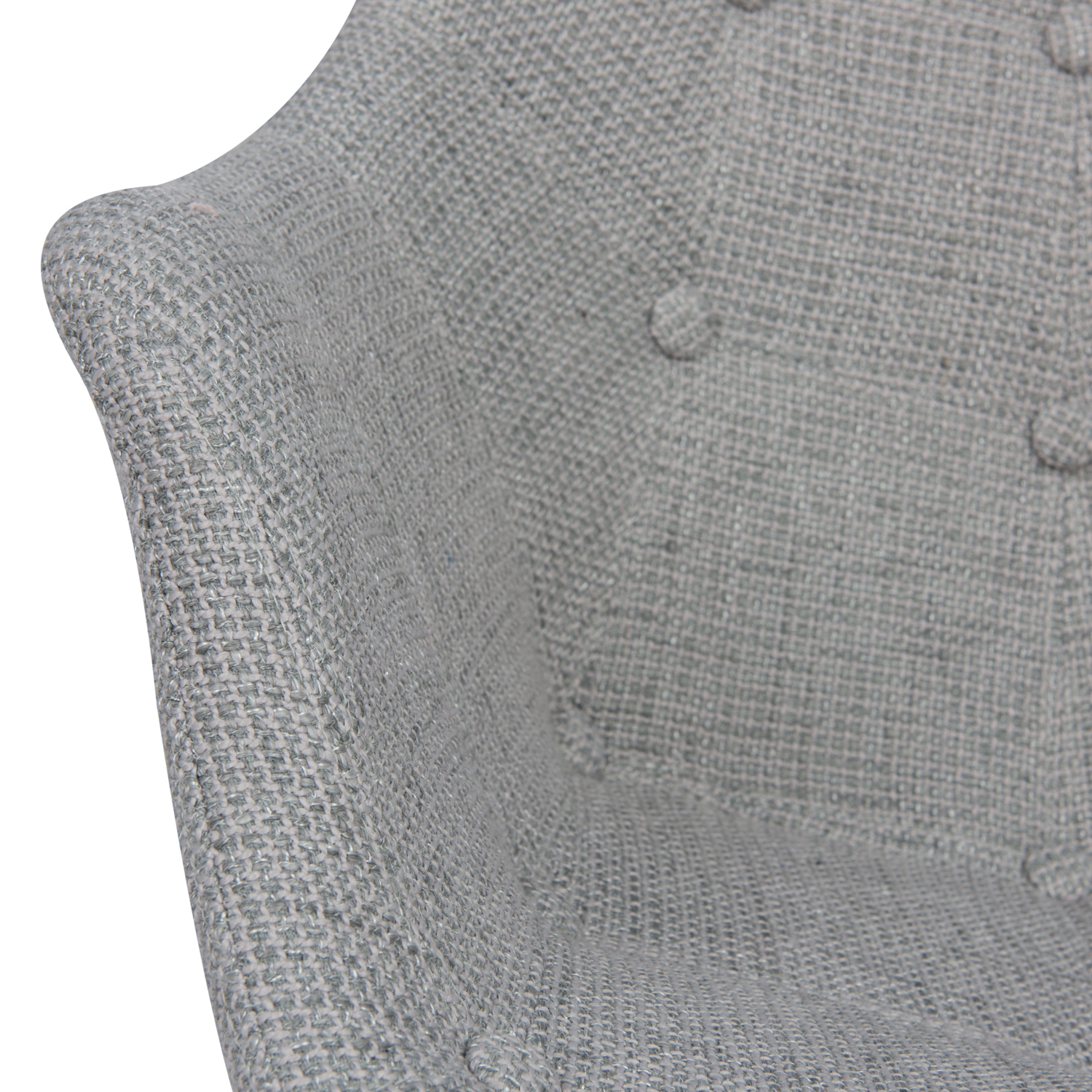 Willow Twill Polyester Fabric Rocking Chair