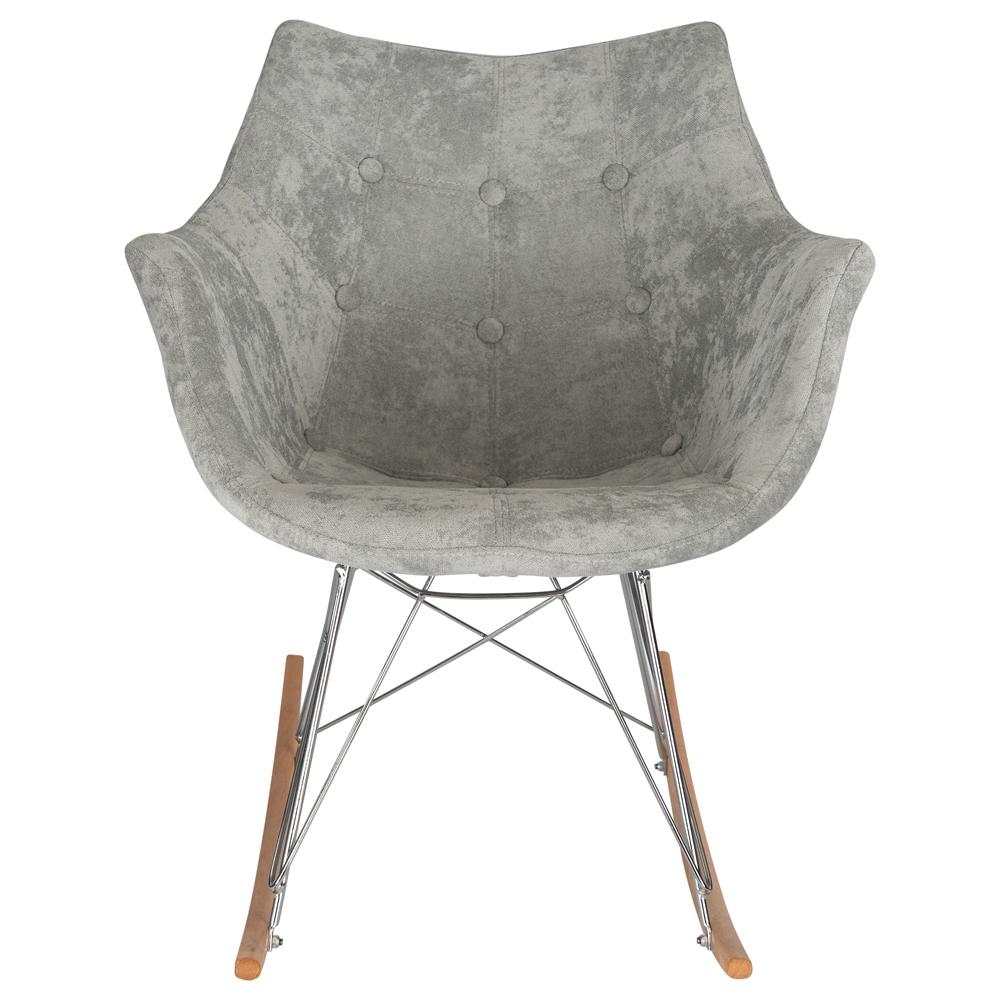 Willow Velvet Rocking Chair