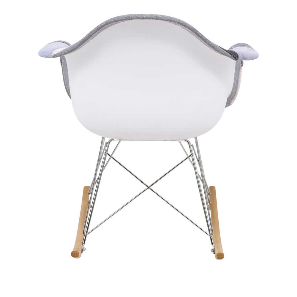 Wilson Twill Polyester Fabric Rocking Chair