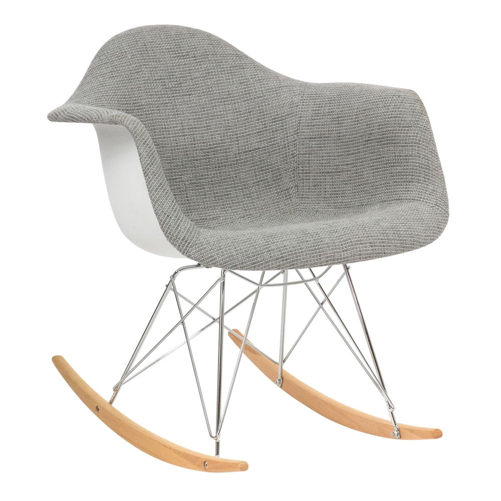 Wilson Polyester Fabric Rocking Chair