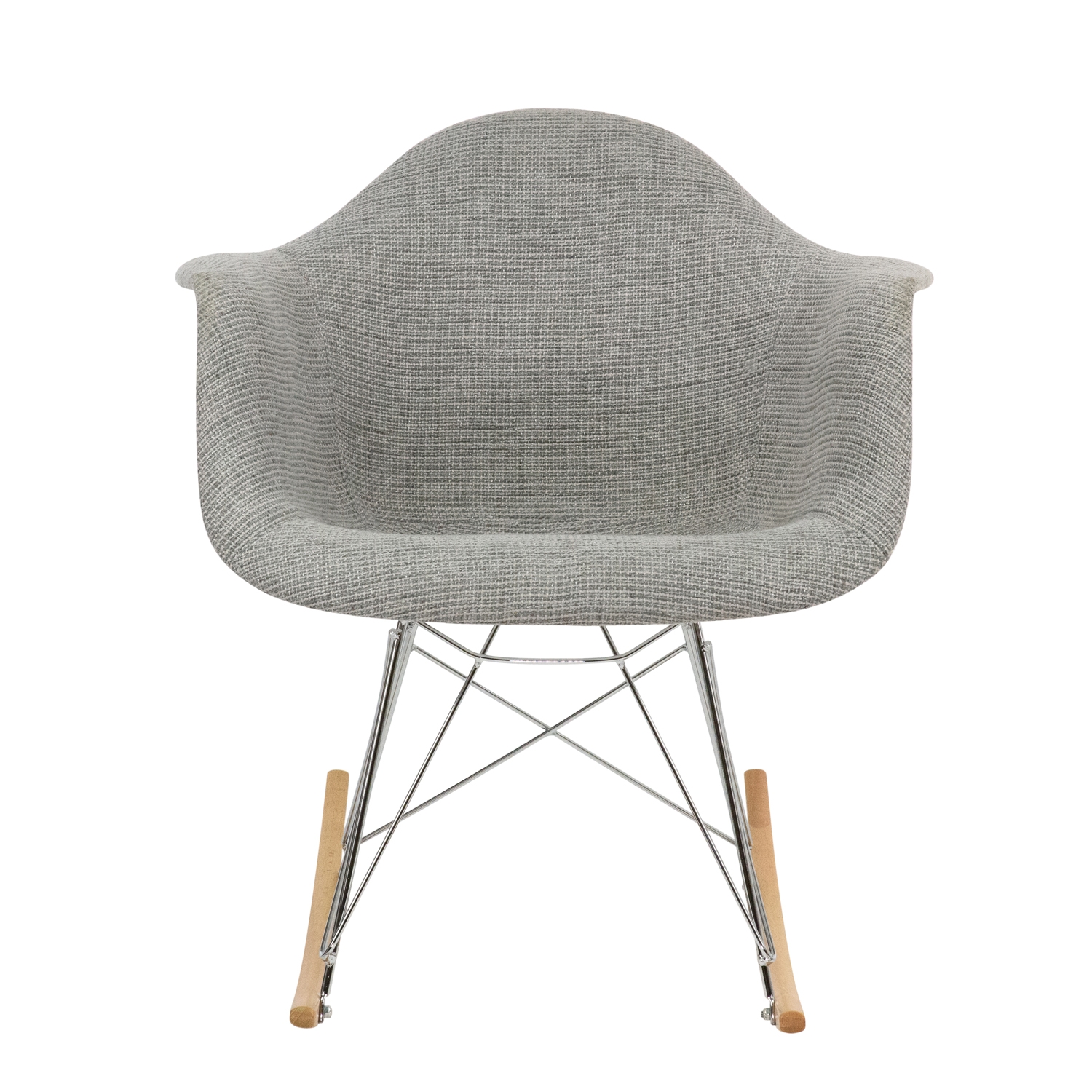 Wilson Twill Polyester Fabric Rocking Chair