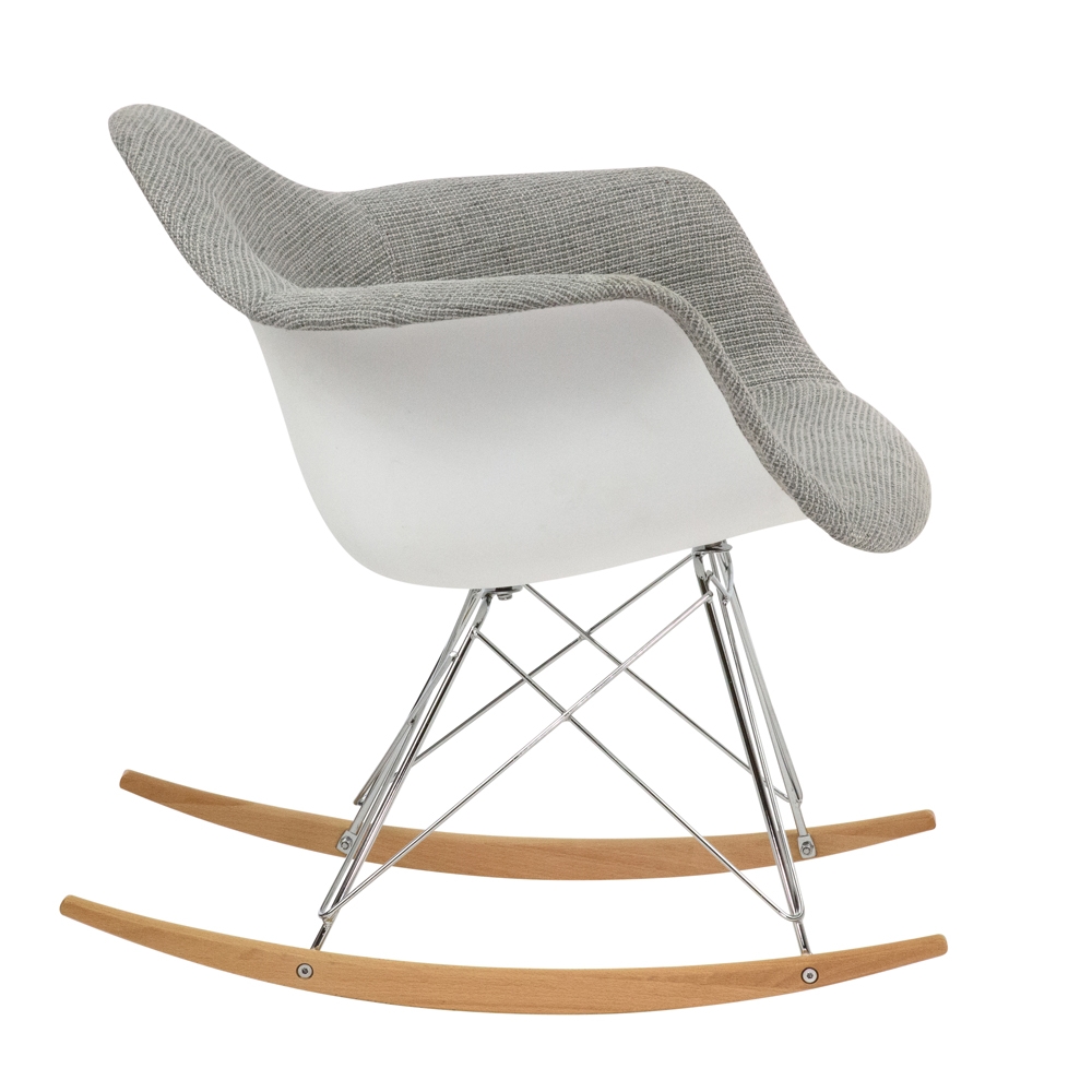 Wilson Twill Polyester Fabric Rocking Chair