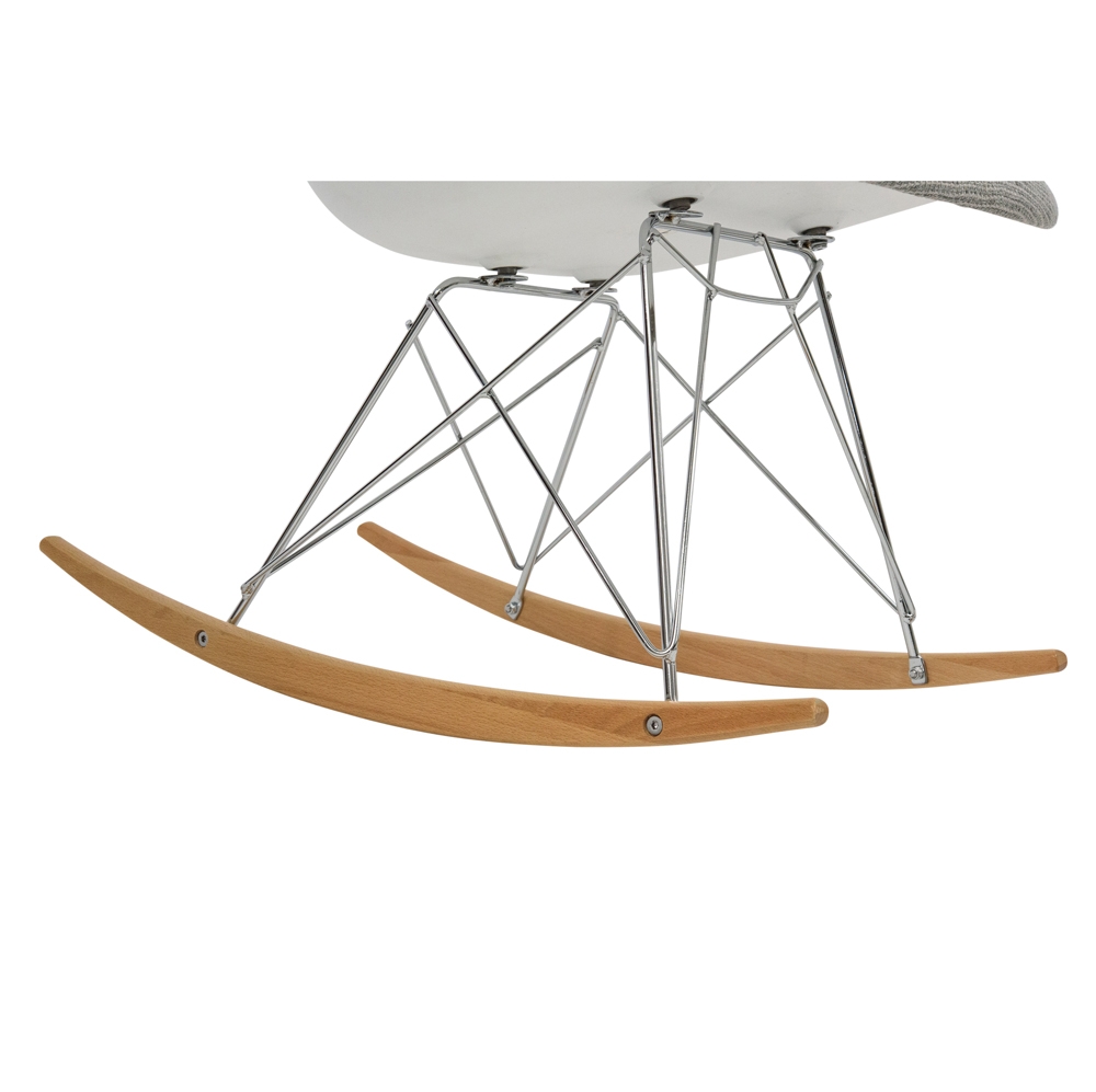 Wilson Twill Polyester Fabric Rocking Chair