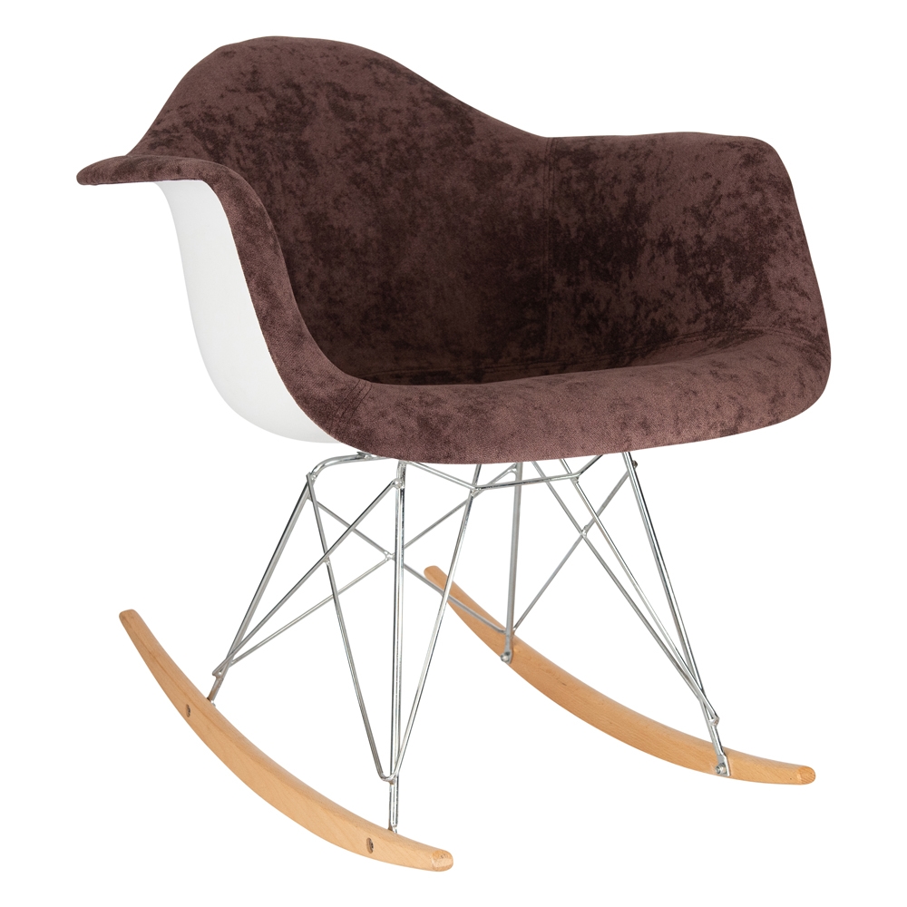 Wilson Polyester Fabric Rocking Chair