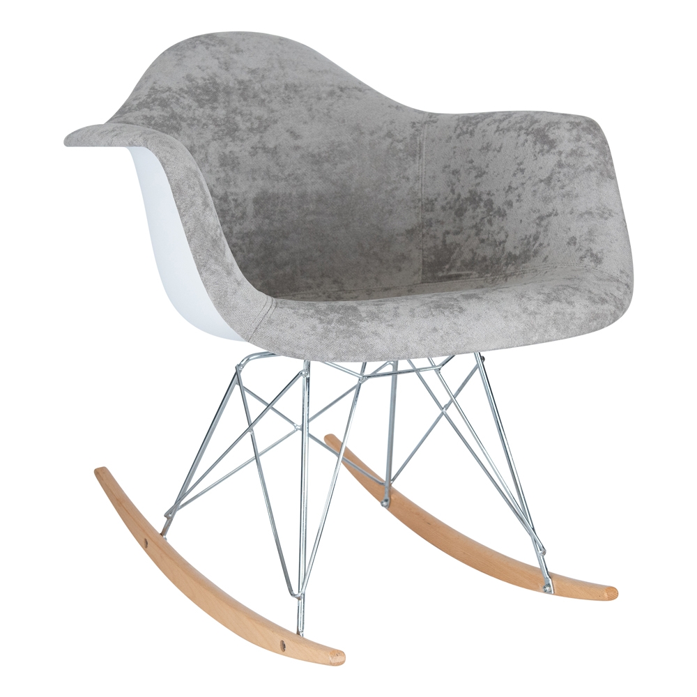 Wilson Polyester Fabric Rocking Chair