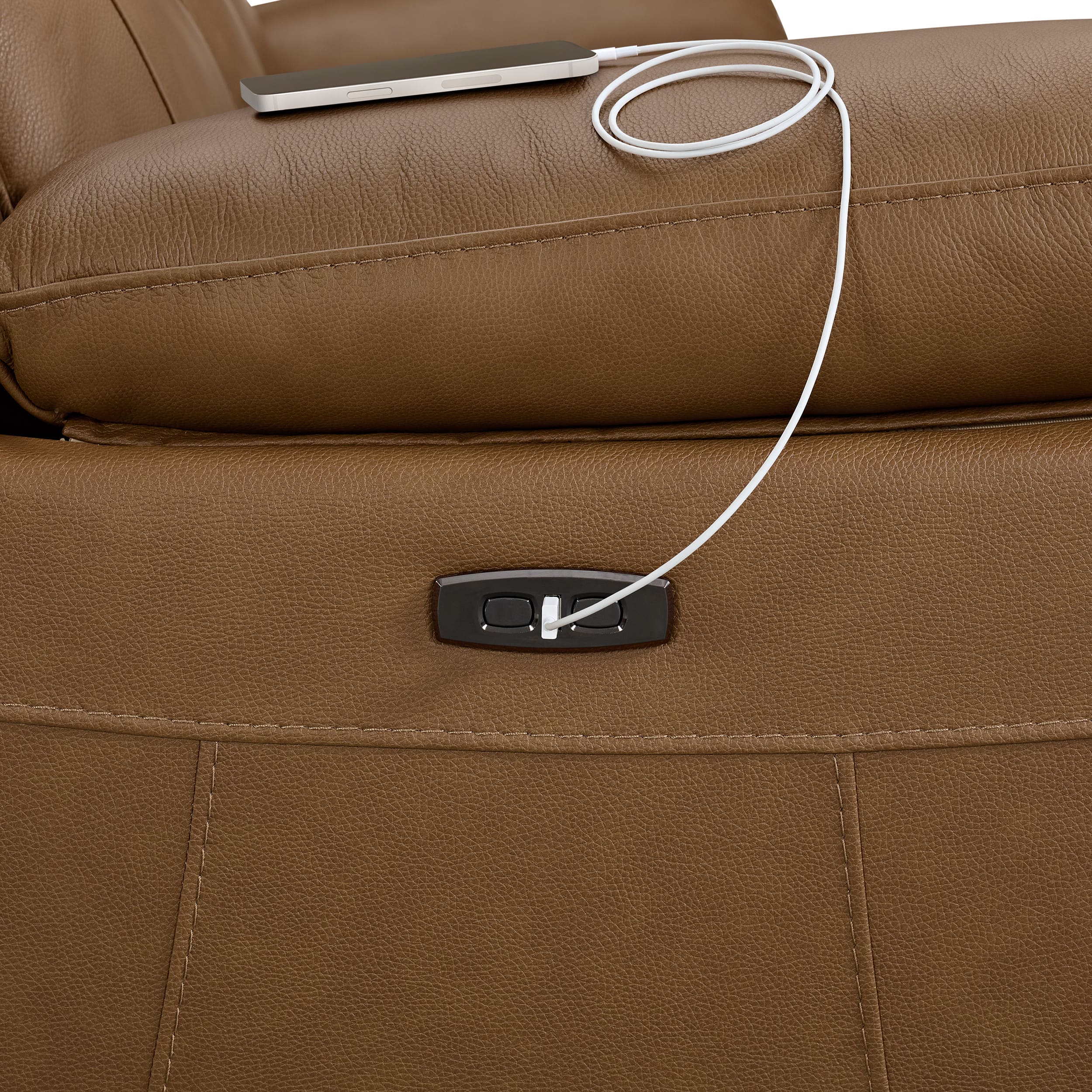 Wyatt Leather/PVC Power Reclining Chair