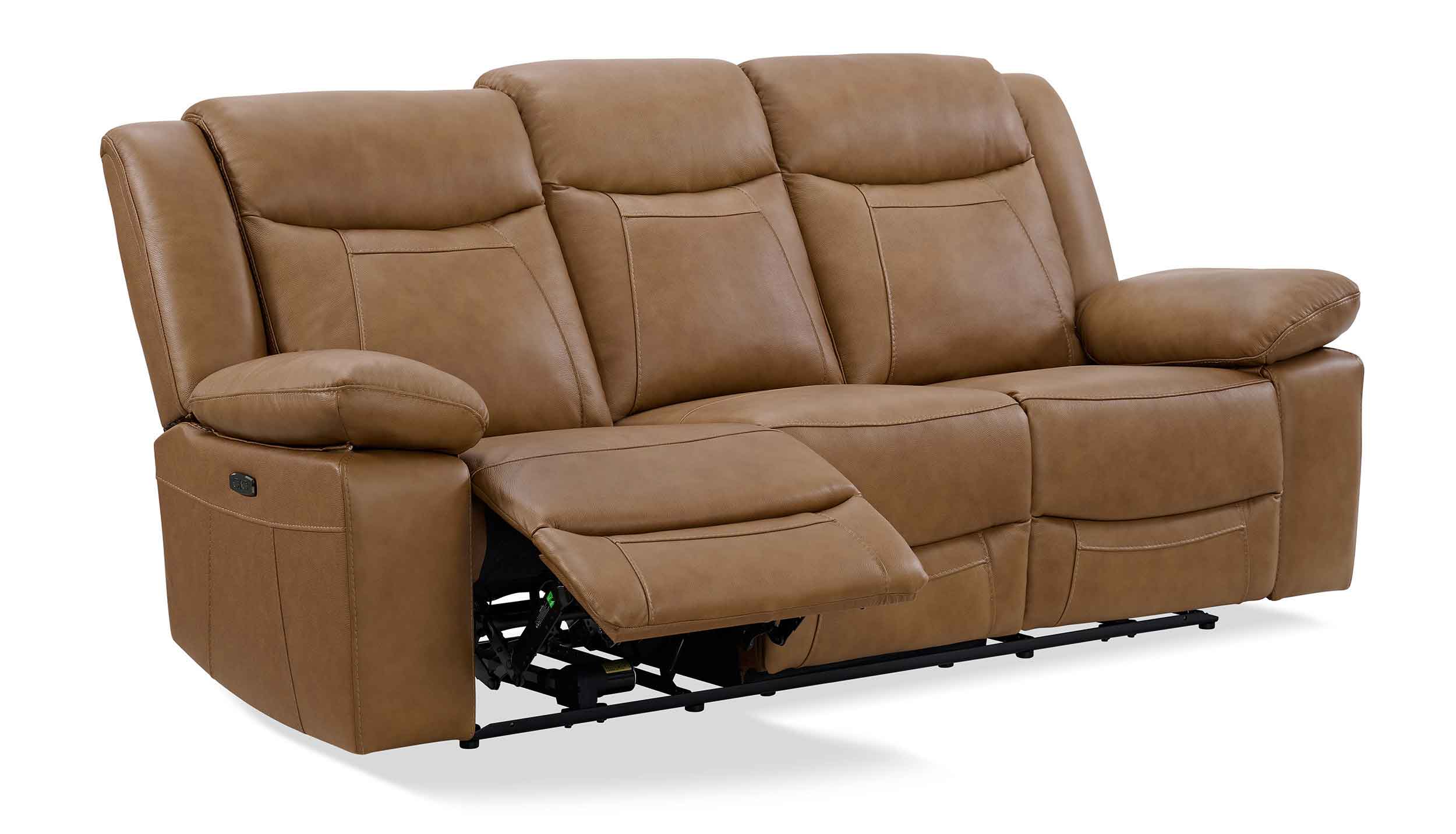 Wyatt Leather/PVC Power Reclining Sofa