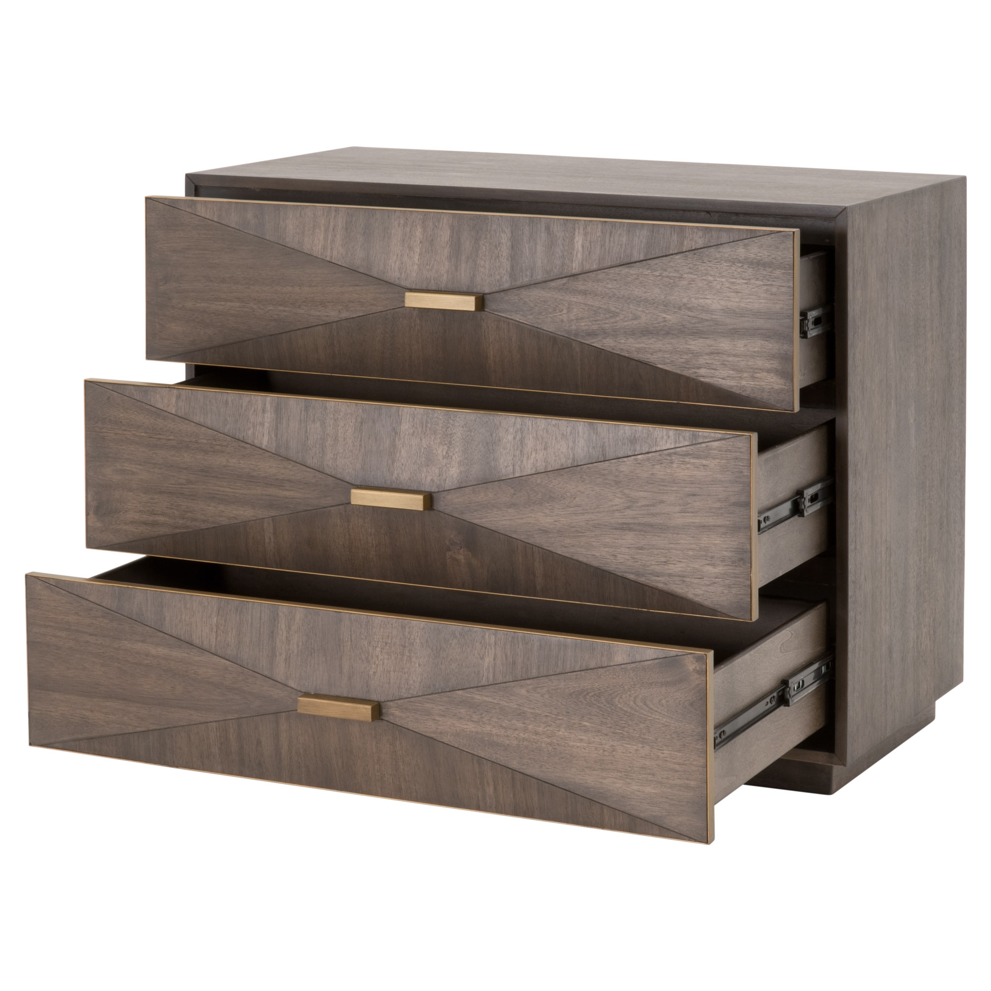 Wynn Wood Nightstand w/3 Drawers