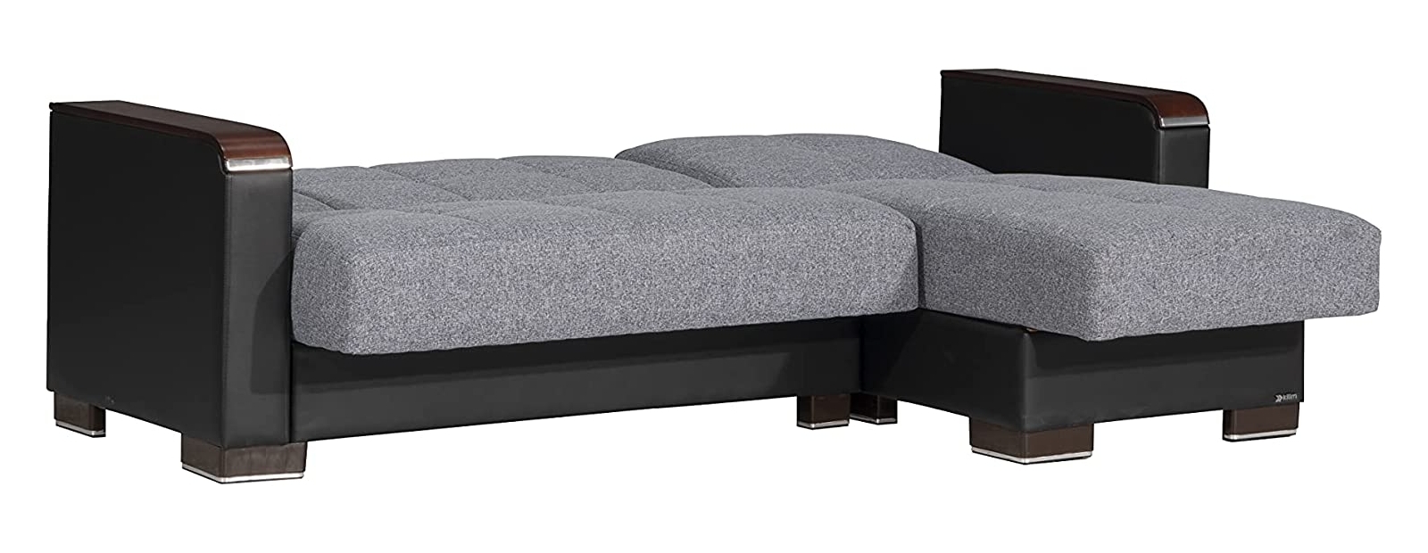 Armada X Fabric/PU Convertible L-Shaped Lounge Sectional Sofa