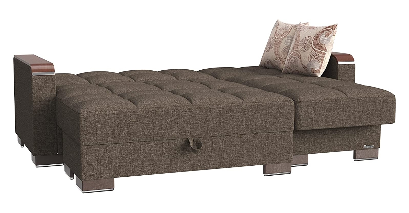 Armada X Fabric Convertible L-Shaped Lounge Sectional Sofa