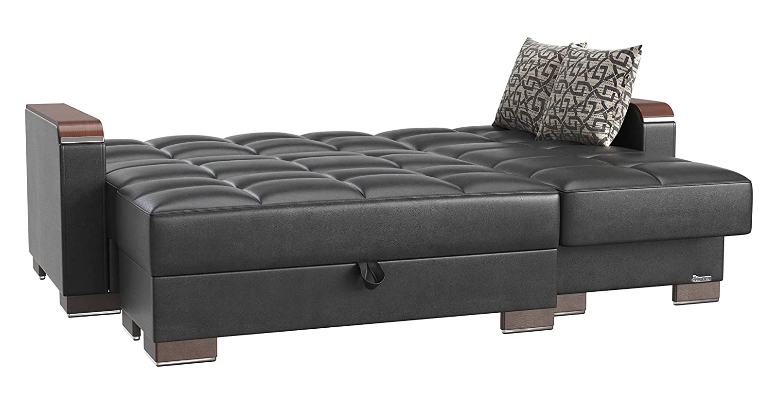 Armada X PU Convertible L-Shaped Lounge Sectional Sofa