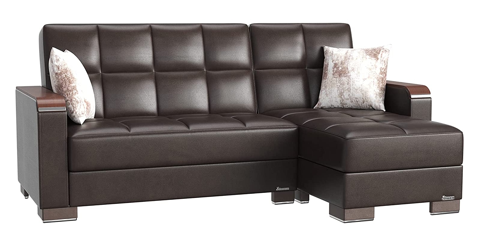 Armada X PU Convertible L-Shaped Lounge Sectional Sofa