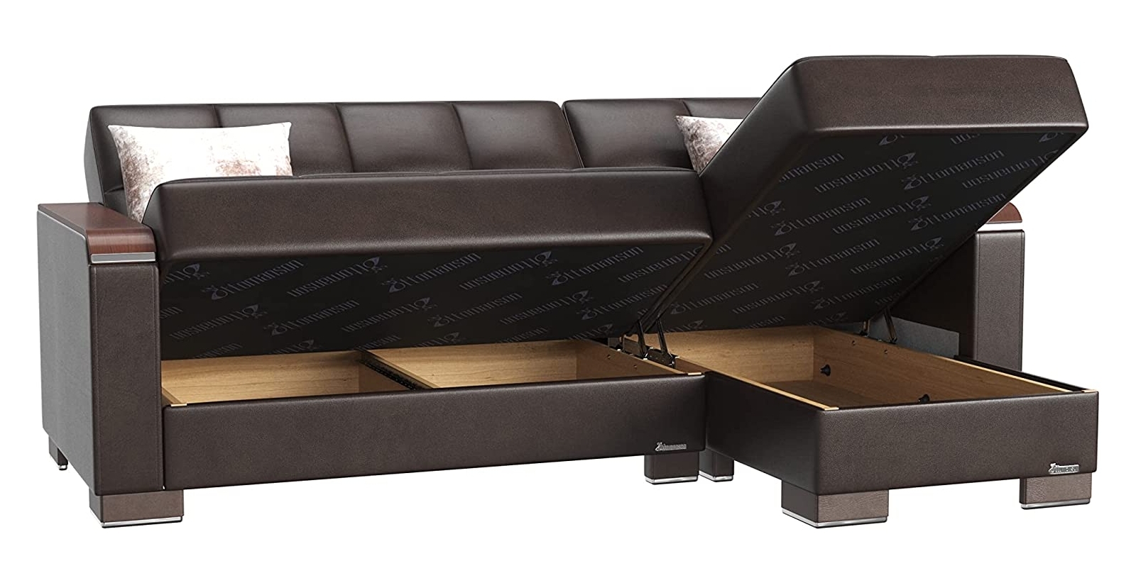 Armada X PU Convertible L-Shaped Lounge Sectional Sofa