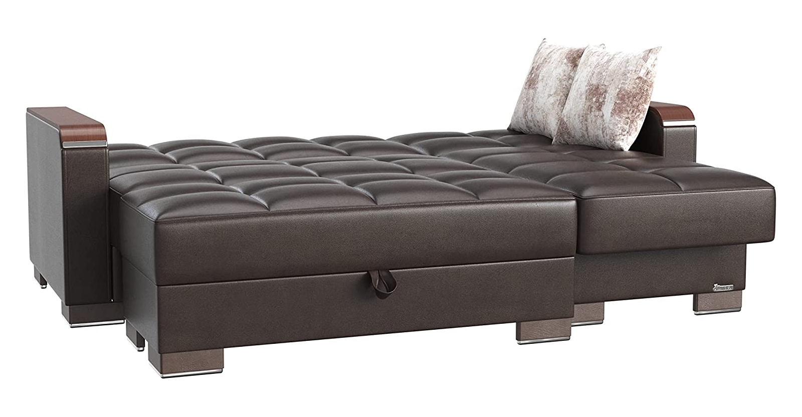 Armada X PU Convertible L-Shaped Lounge Sectional Sofa