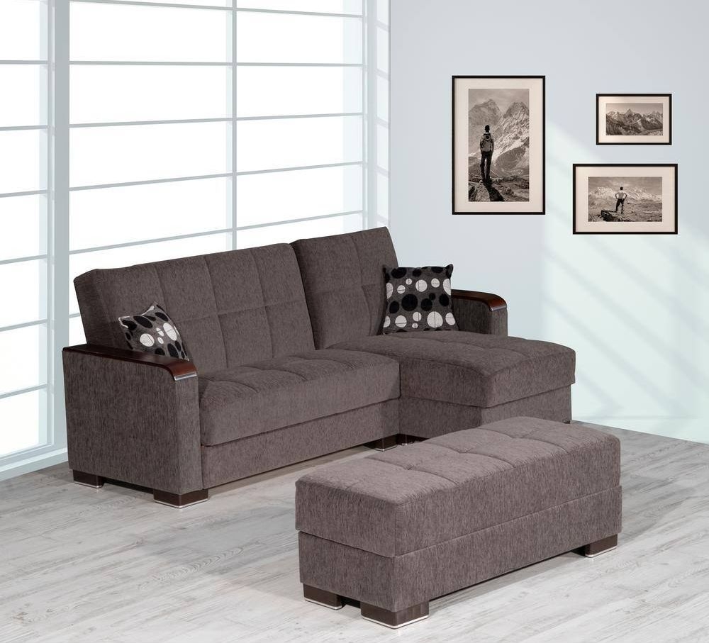 Armada X Fabric/PU Convertible L-Shaped Lounge Sectional Sofa