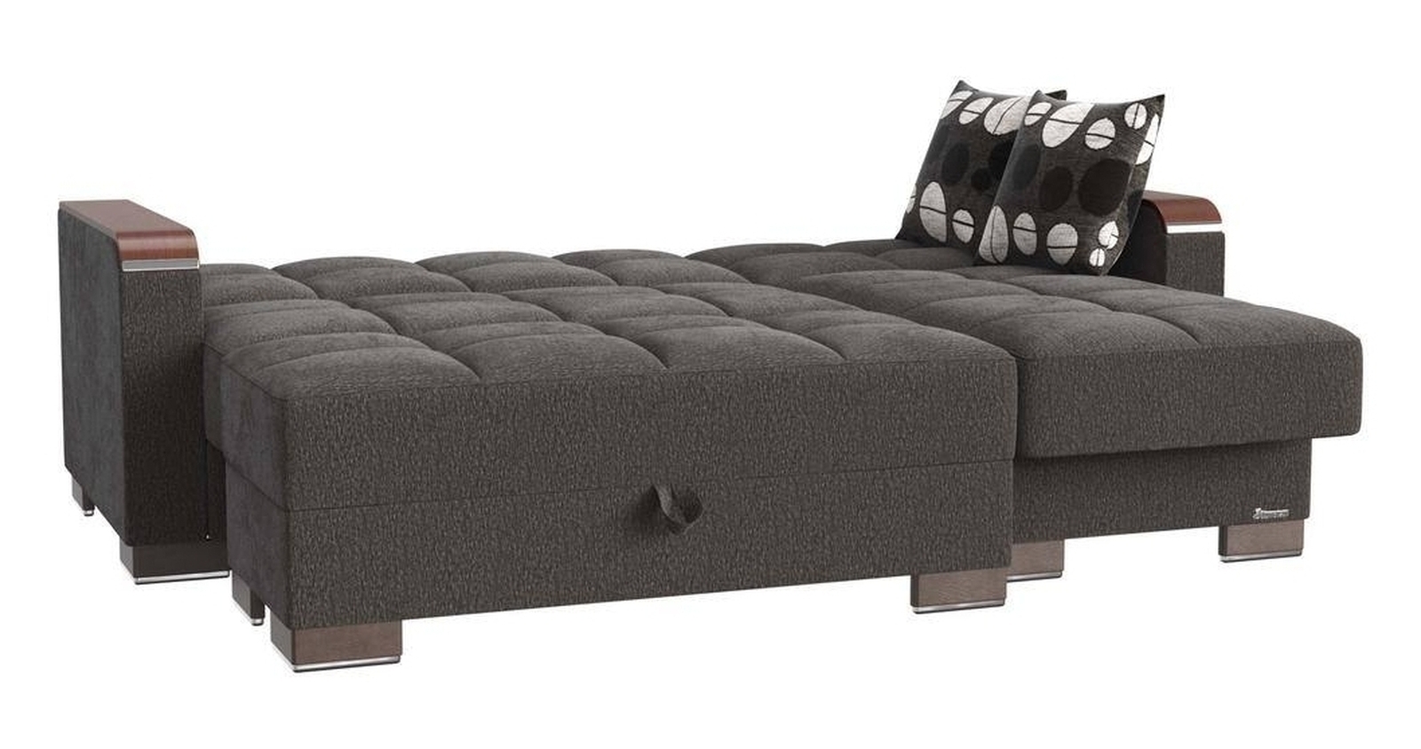 Armada X Fabric Convertible L-Shaped Lounge Sectional Sofa