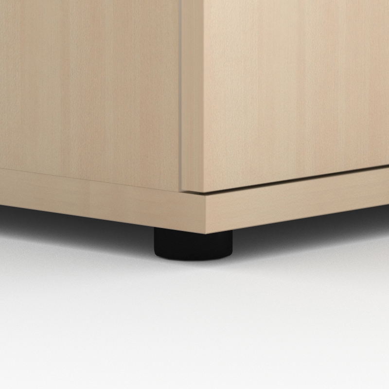 Uni Plus H73.8" Office Cabinet w/Tambour Lockable Door