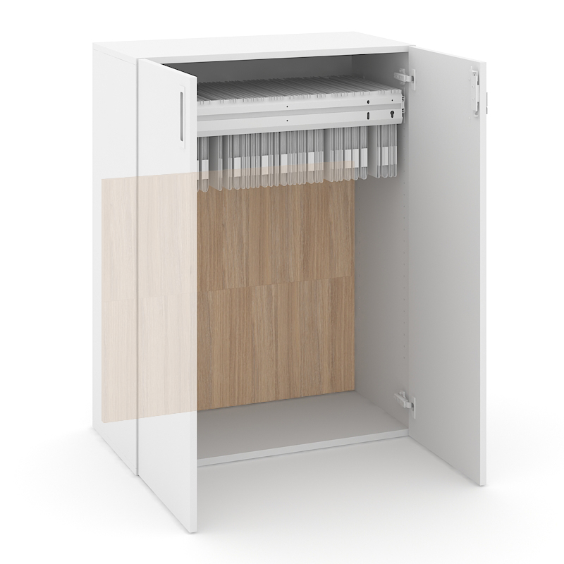 Choice 4H Office Wardrobe w/Pull-out Hanging Rail
