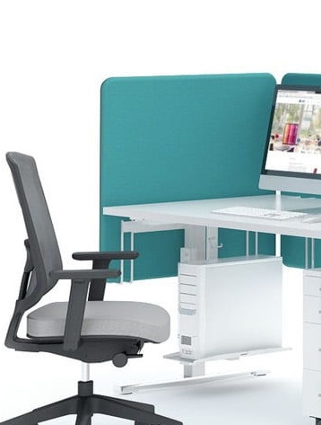 Sonic Side Acoustic Screen for Single Desk