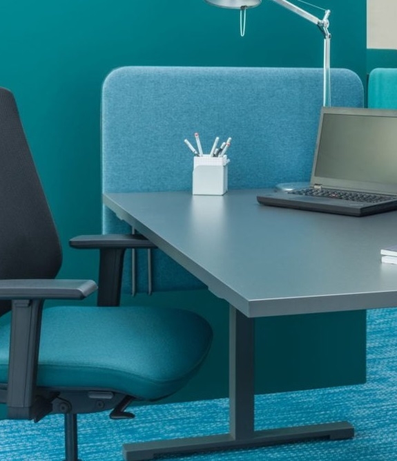 Sonic Side Acoustic Screen for Single Desk