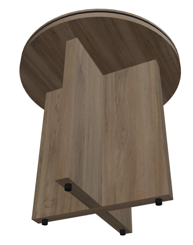 Status MFC Round Cafe Table