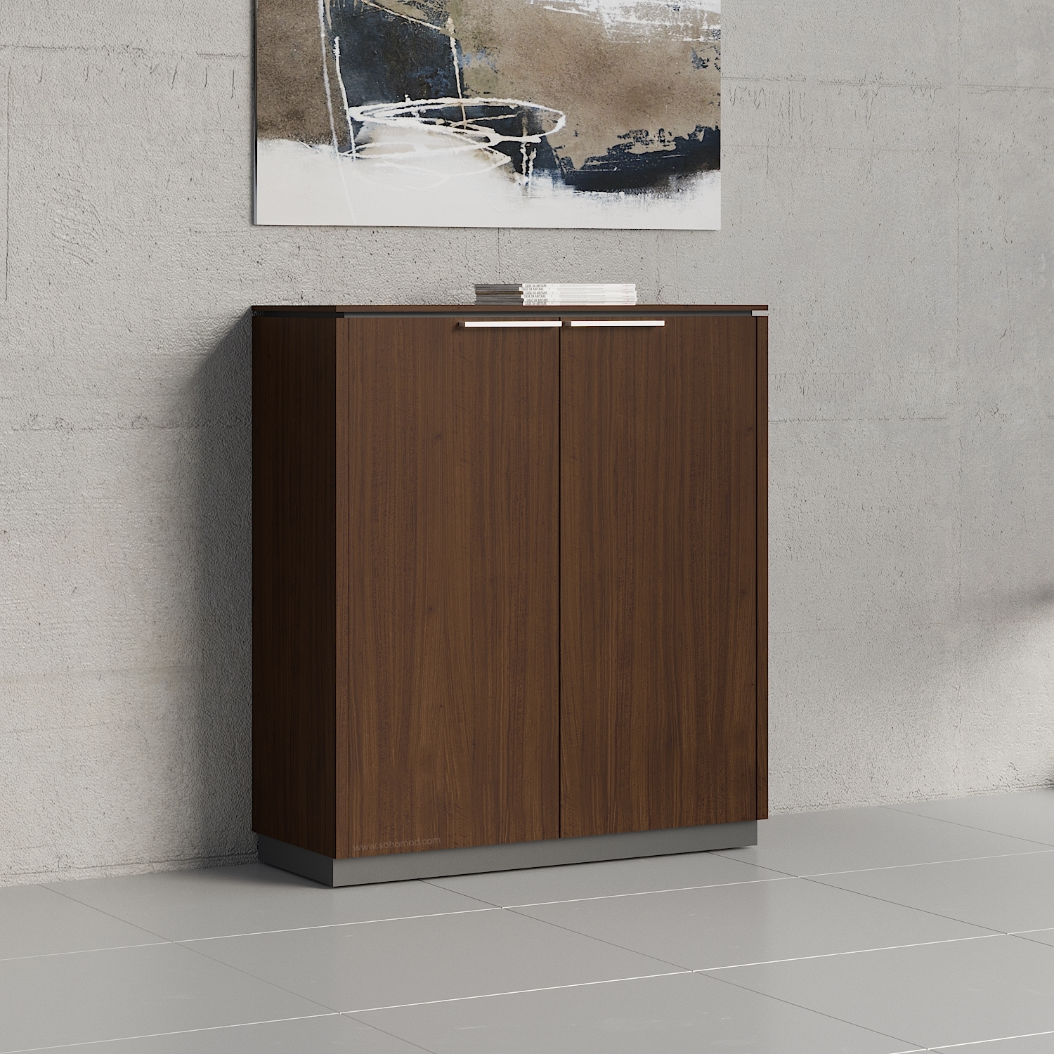 Status Office H45.9" Cabinet w/2 Doors