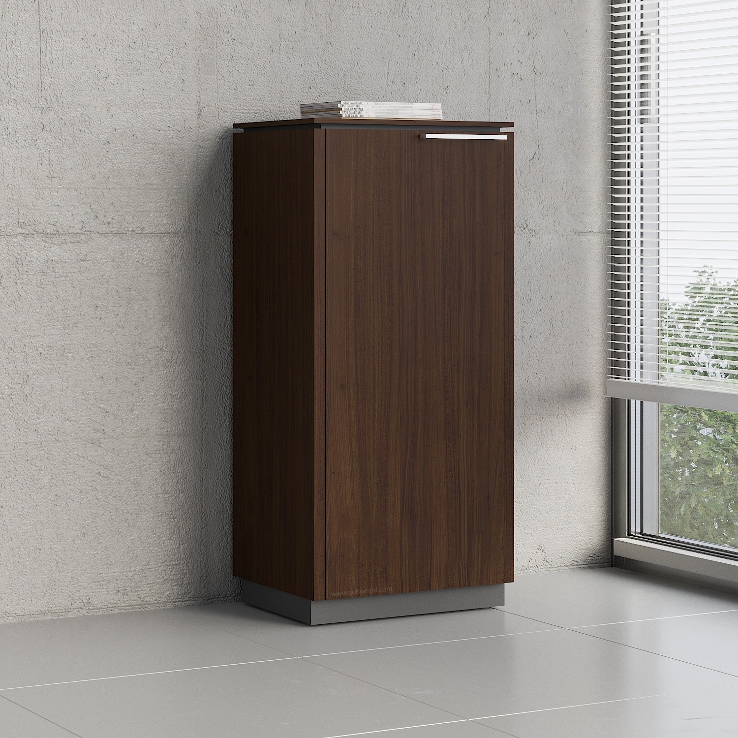 Status Office H45.9" Cabinet w/Left Front Door