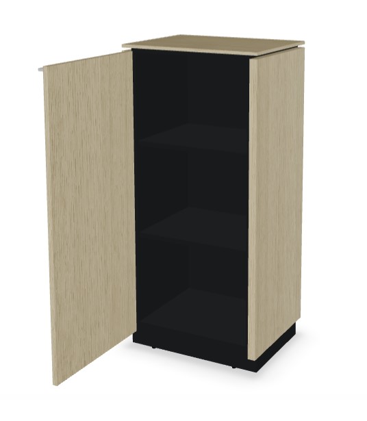 Status Office H45.9" Cabinet w/Left Front Door