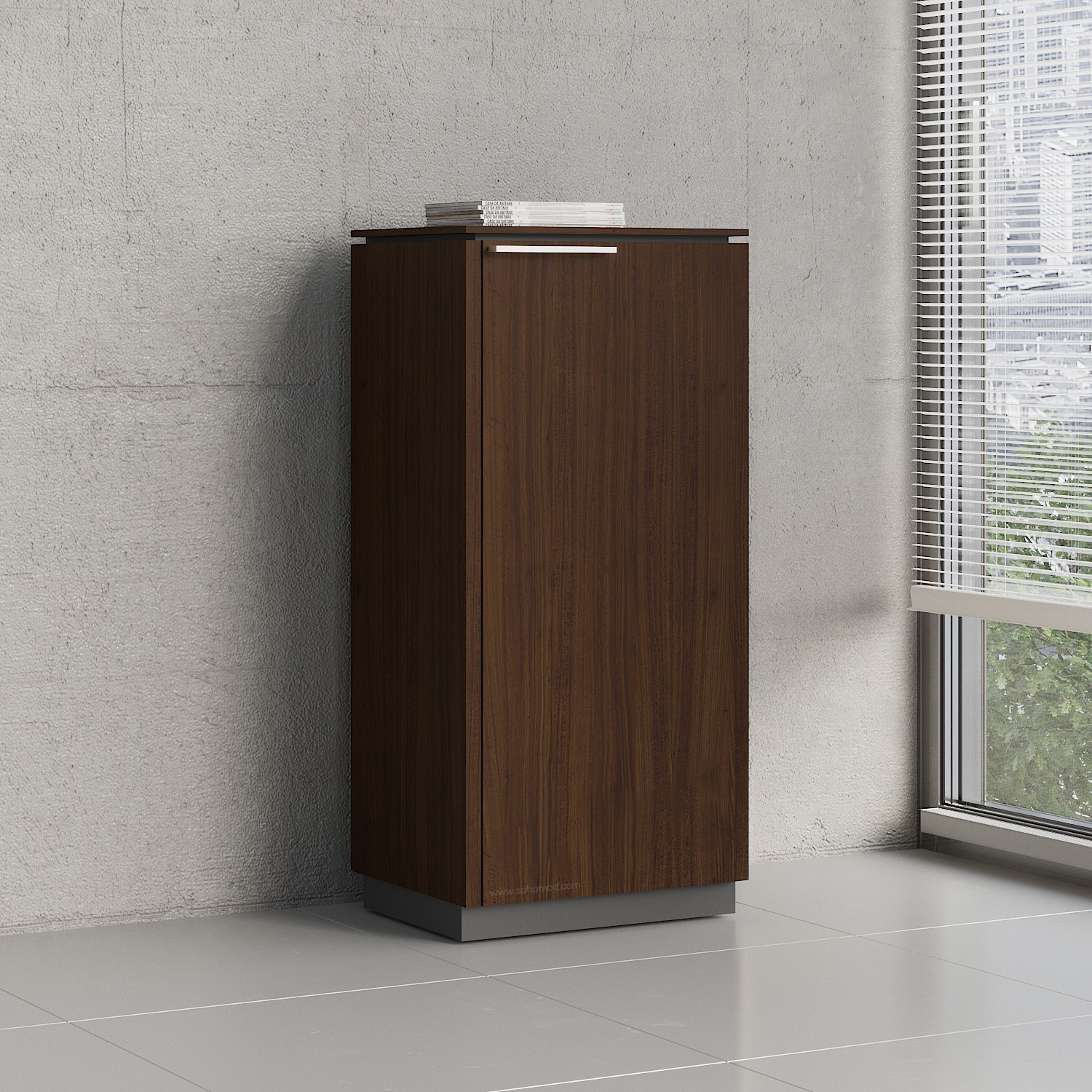 Status Office H45.9" Cabinet w/Right Front Door